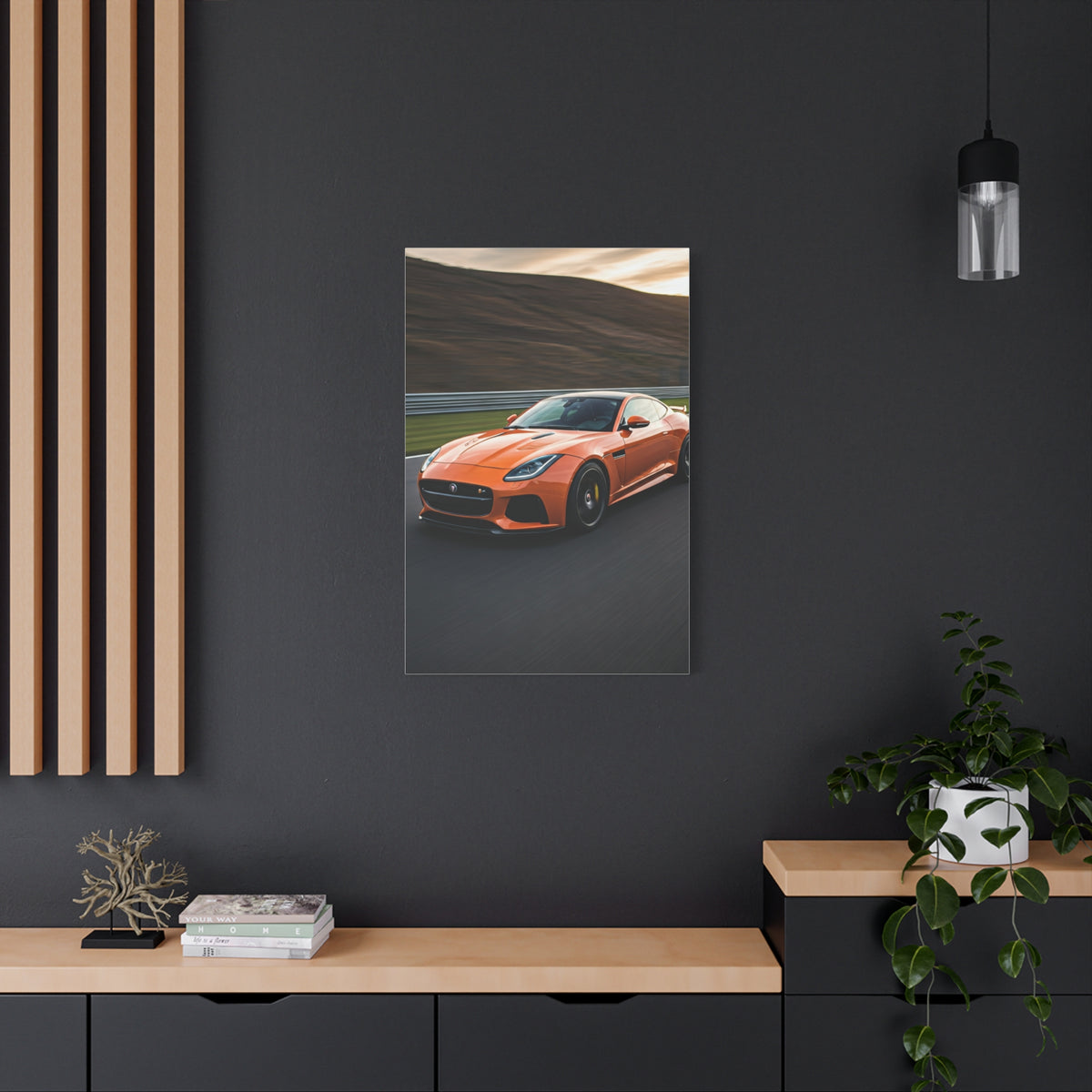 Jaguar F Type High Speed Straight Performance Wall Art & Canvas Prints