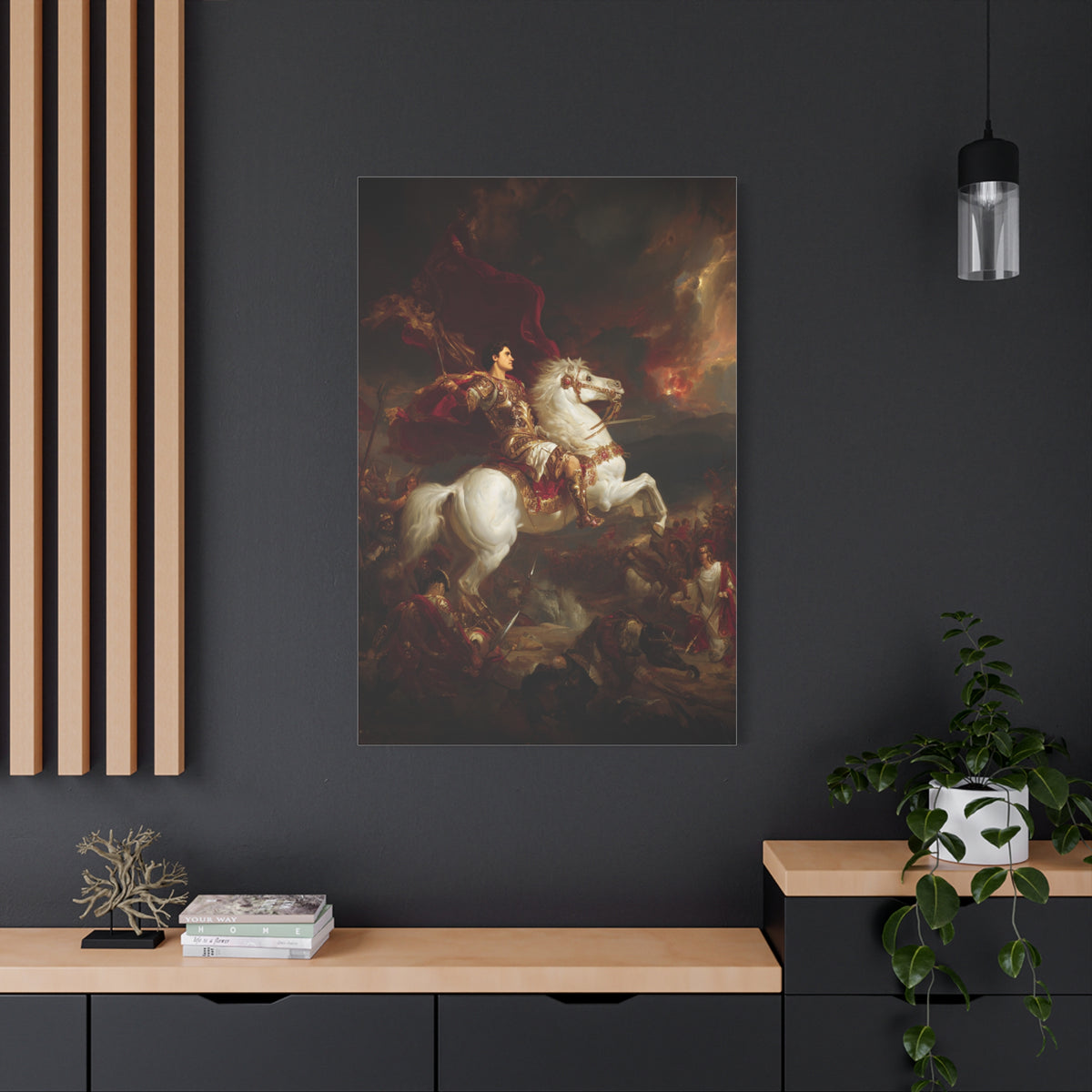 Alexander the Great Triumphant Battlefield Victory Wall Art & Canvas Print