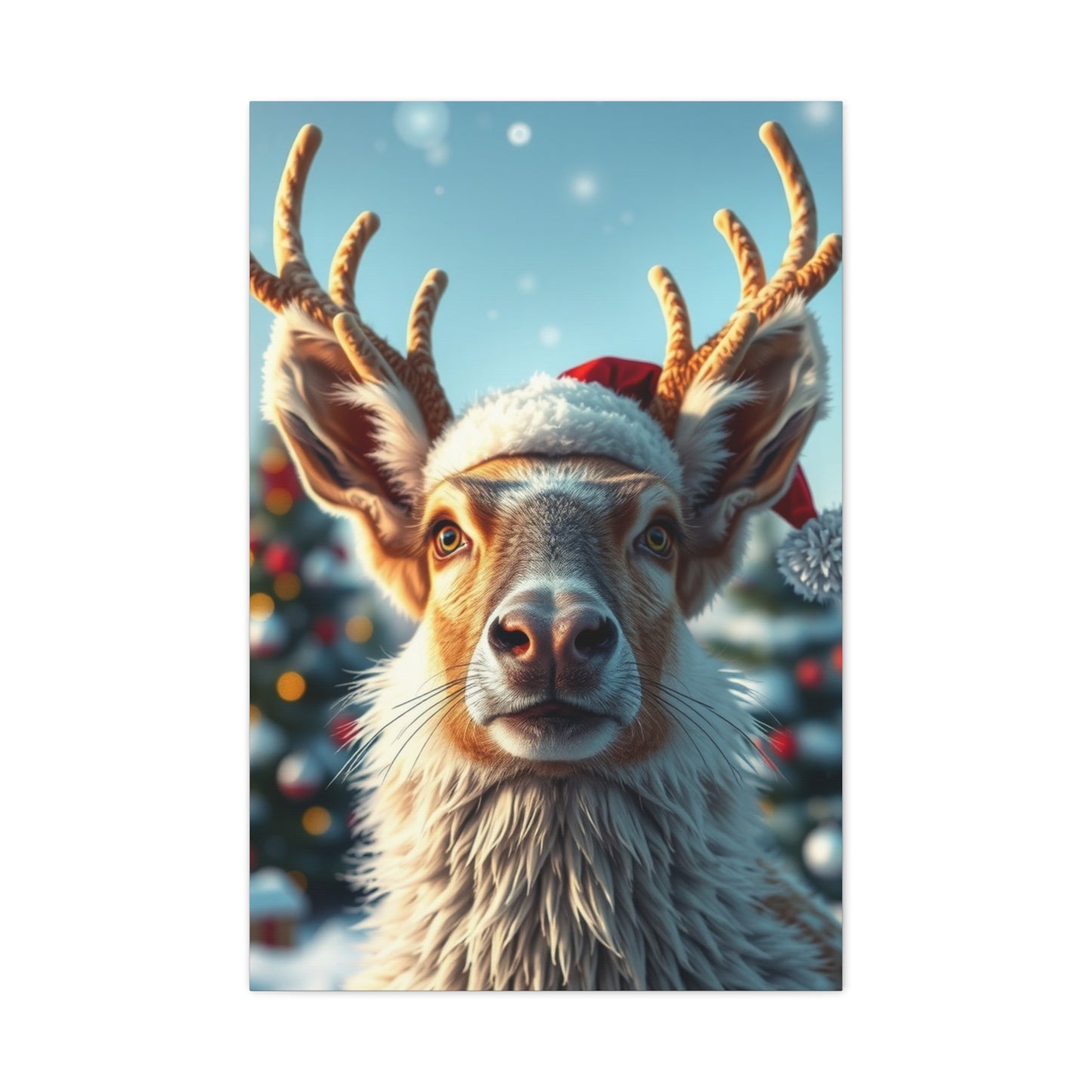 Christmas Animal Art Luxury Canvas Wall Art & Canvas Print