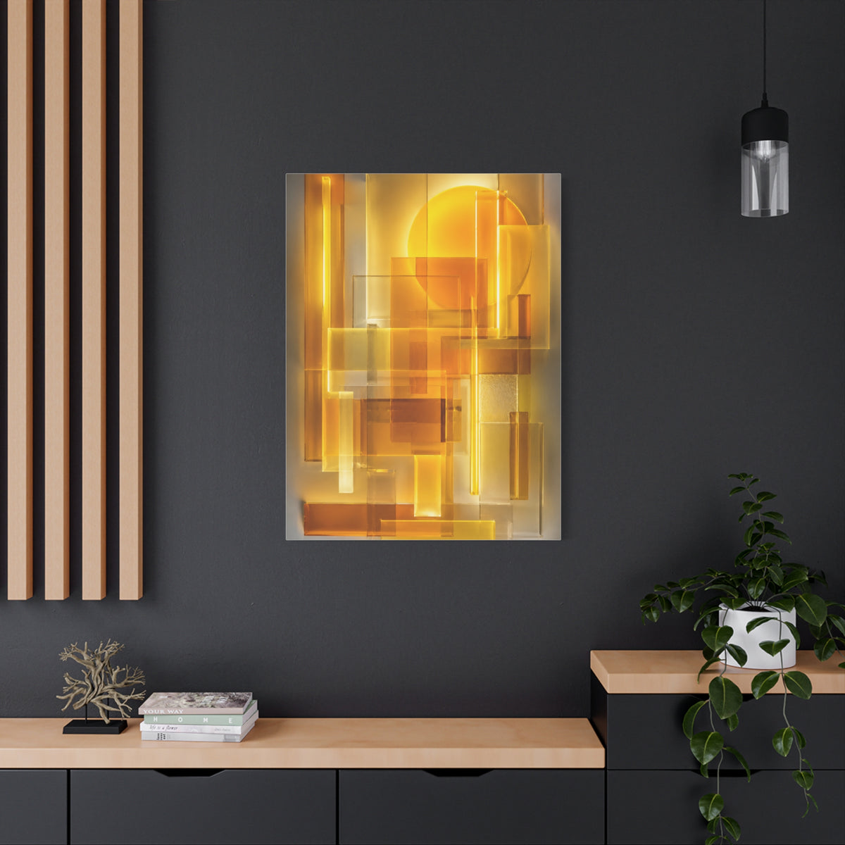 Acrylic Glass Luminous Panel Abstract Wall Art & Canvas Print