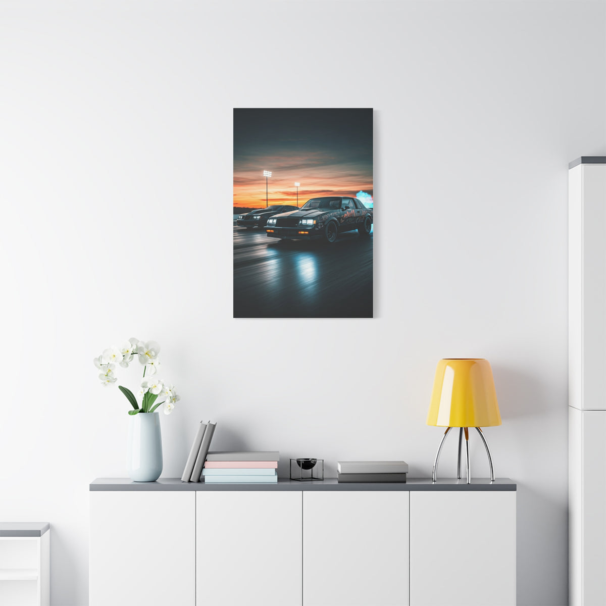 Turbo G Body Chase Under Stadium Lights Wall Art & Canvas Prints