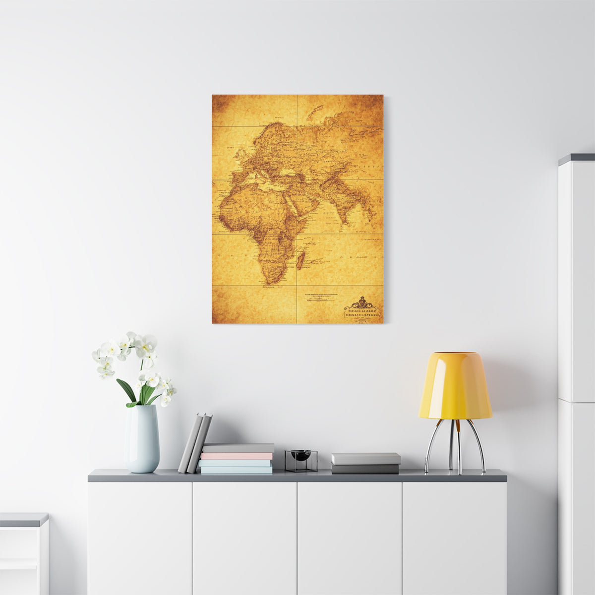 Historic Old World Atlas Map Wall Art & Canvas Prints