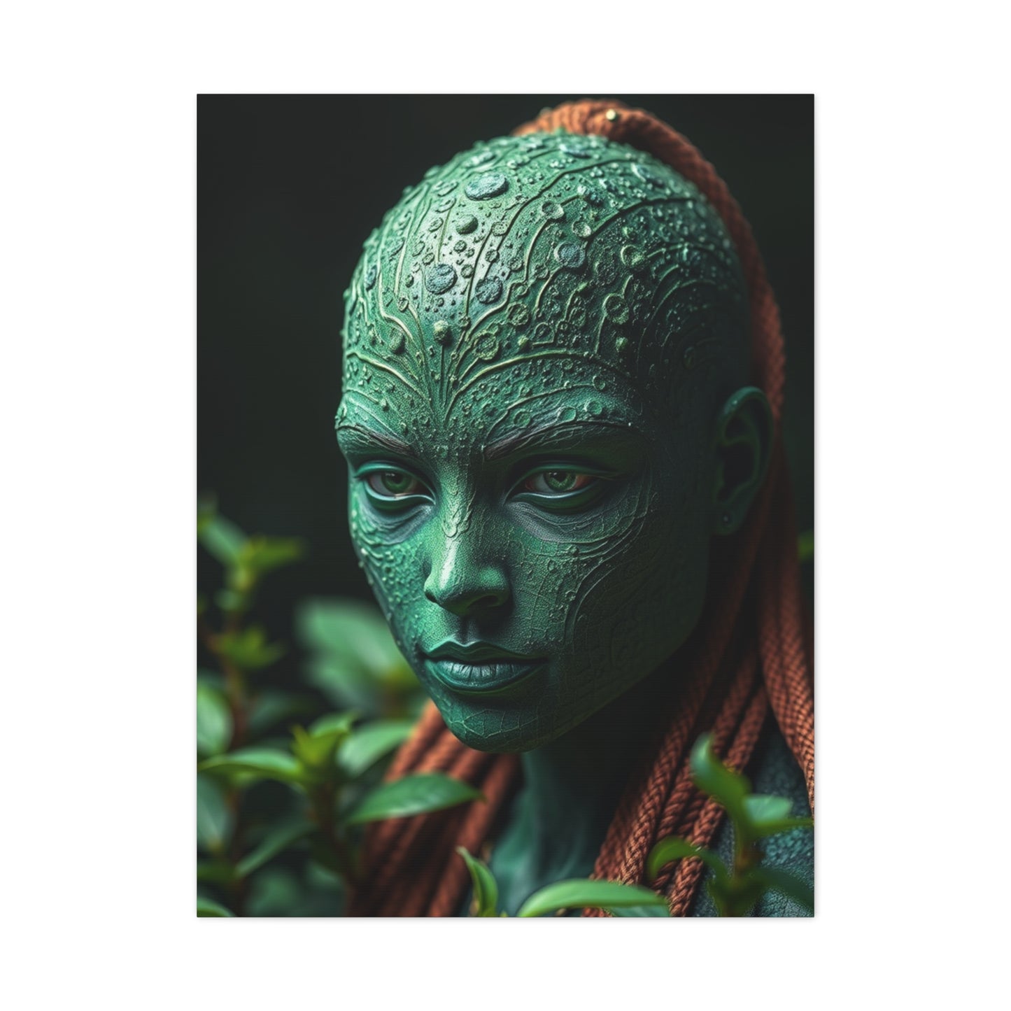 Verdant Serenity Canvas Wall Art & Canvas Print