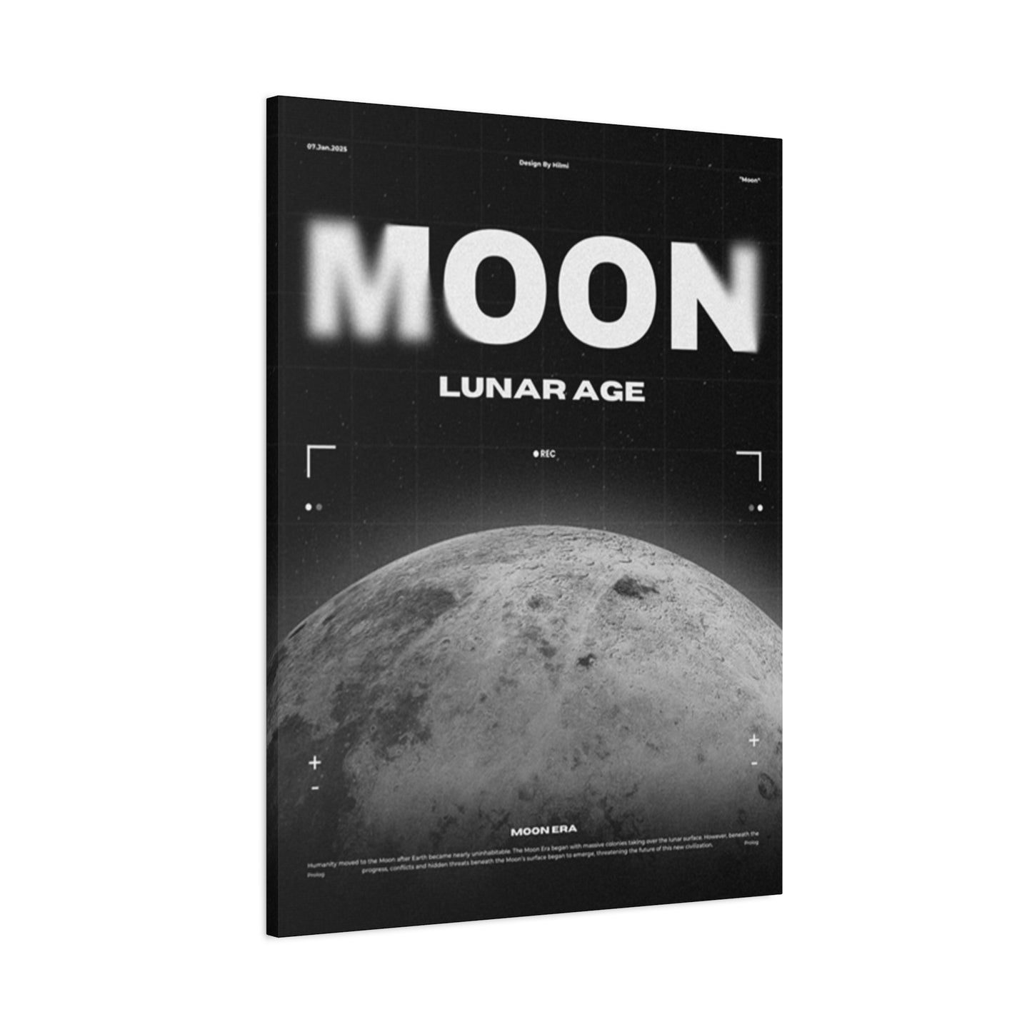 Moon Lunar Poster Wall Art & Canvas Prints