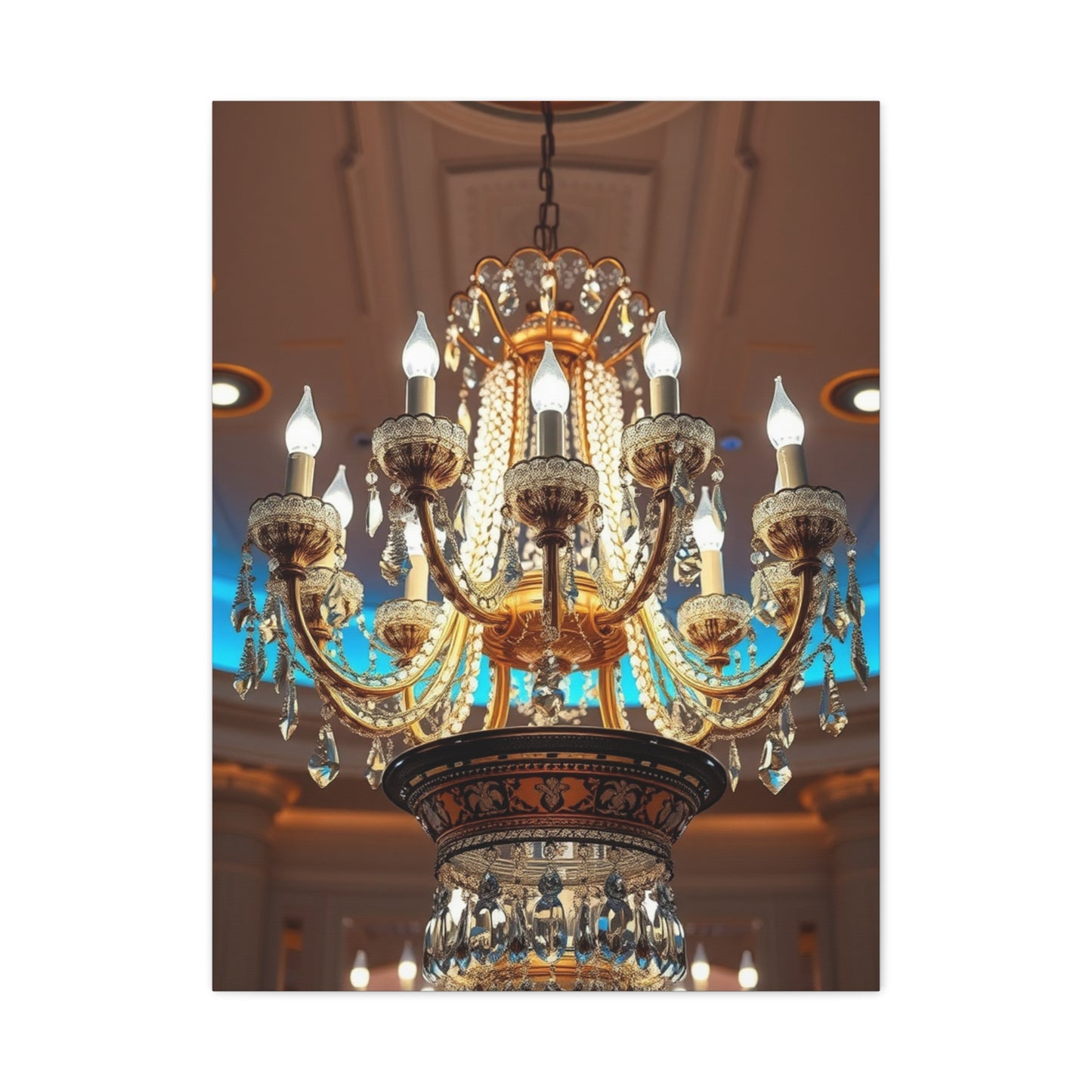 Chandelier Art Luxury Canvas Wall Art & Canvas Print