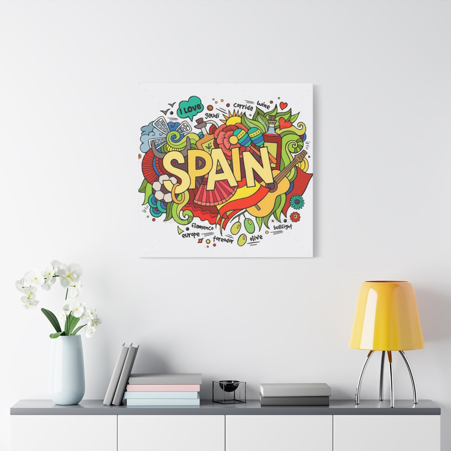Spain Graffiti Wall Art & Canvas Prints