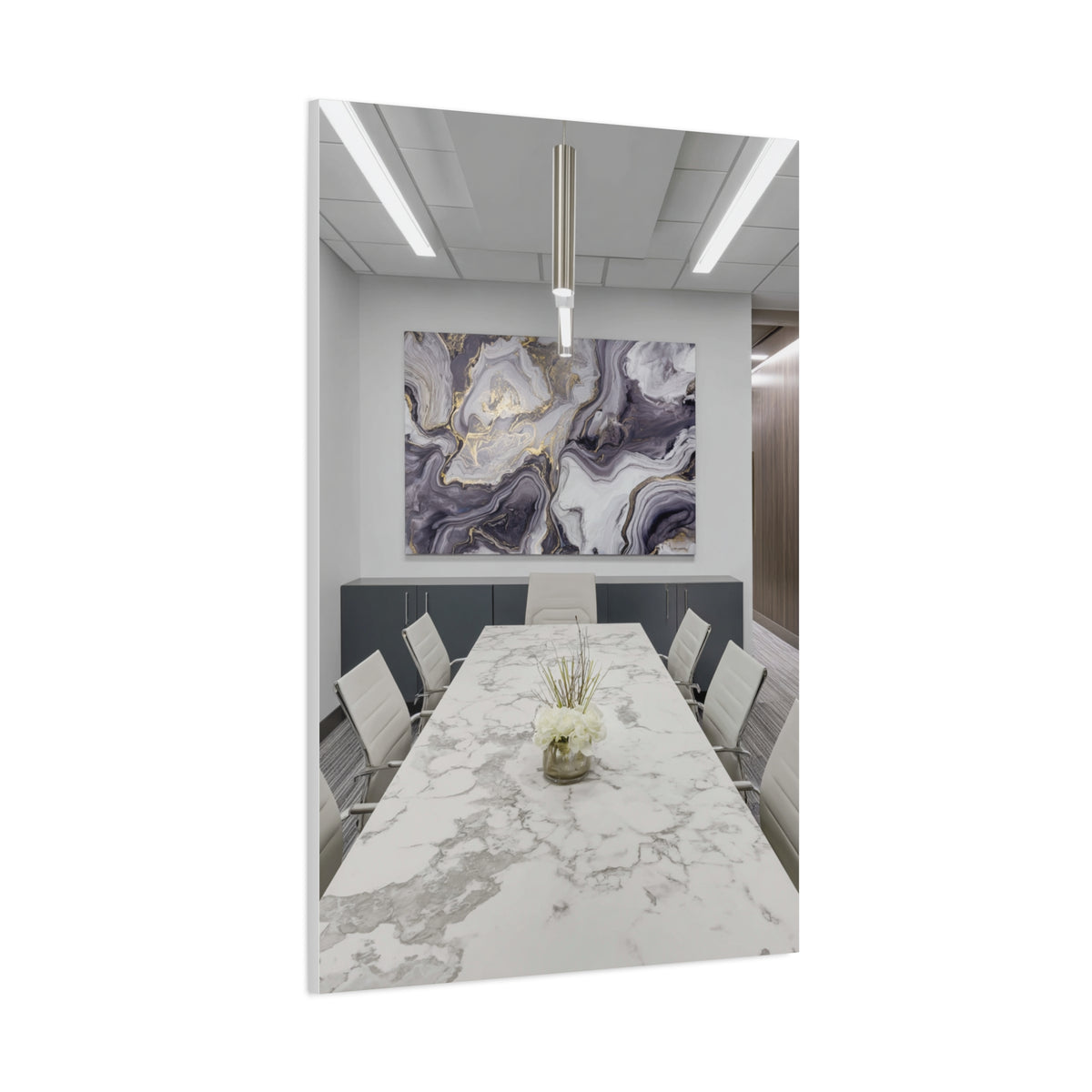 Mineral Stone Inspired Law Office Conference Wall Art & Canvas Print