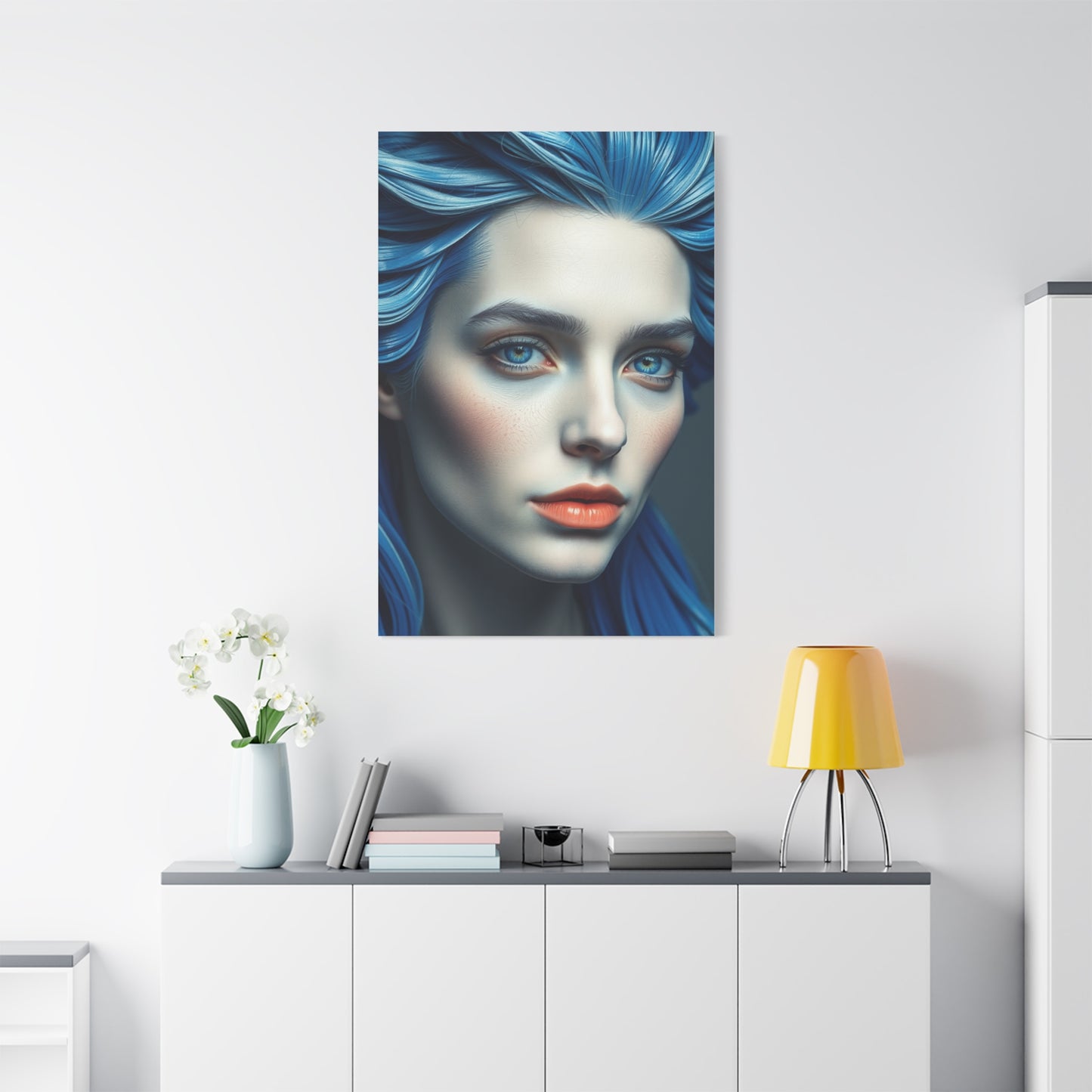 Blue & Gray Art Supreme Gallery Wall Art & Canvas Print