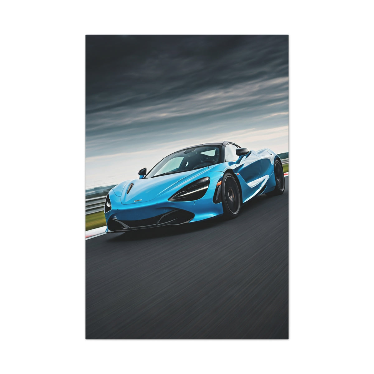 McLaren 720S High-Speed Circuit Attack Wall Art & Canvas Prints