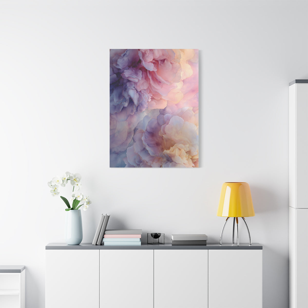 Soft Organic Floral Abstract Wall Art & Canvas Print