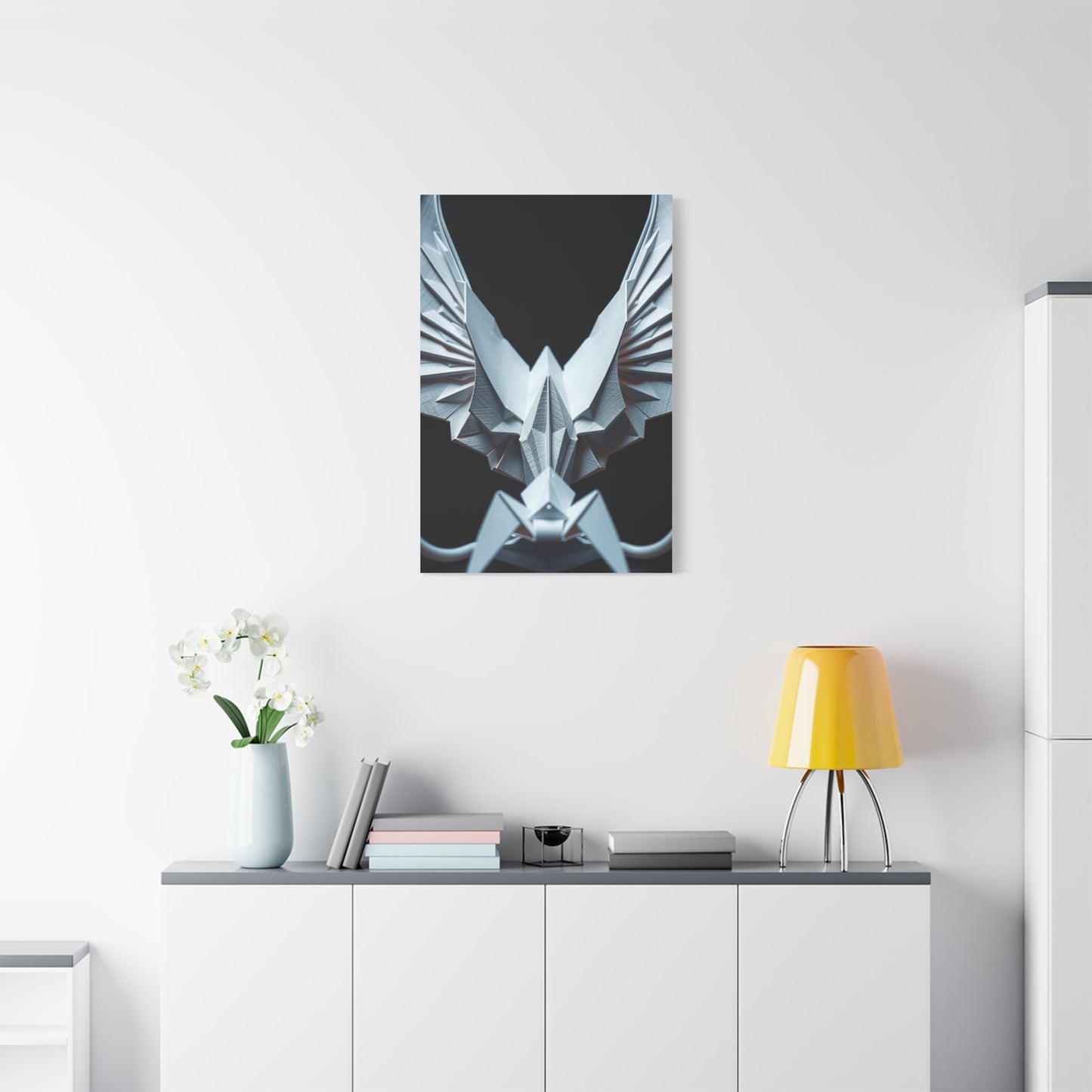Secretive Origami Brilliance Wall Art & Canvas Print