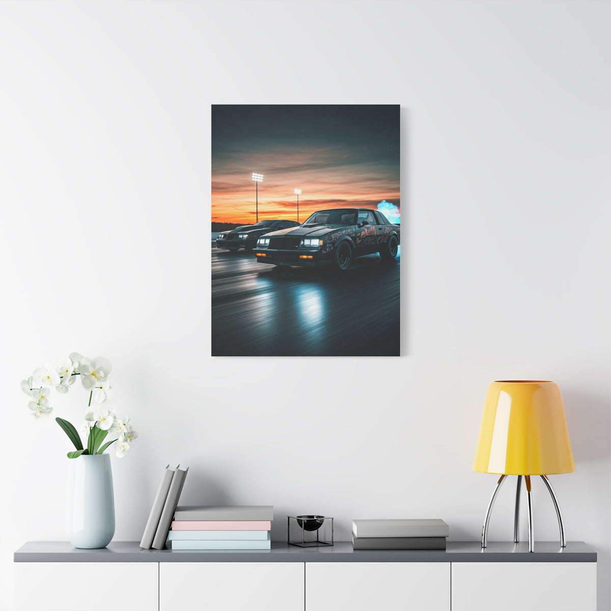 Turbo G Body Chase Under Stadium Lights Wall Art & Canvas Prints