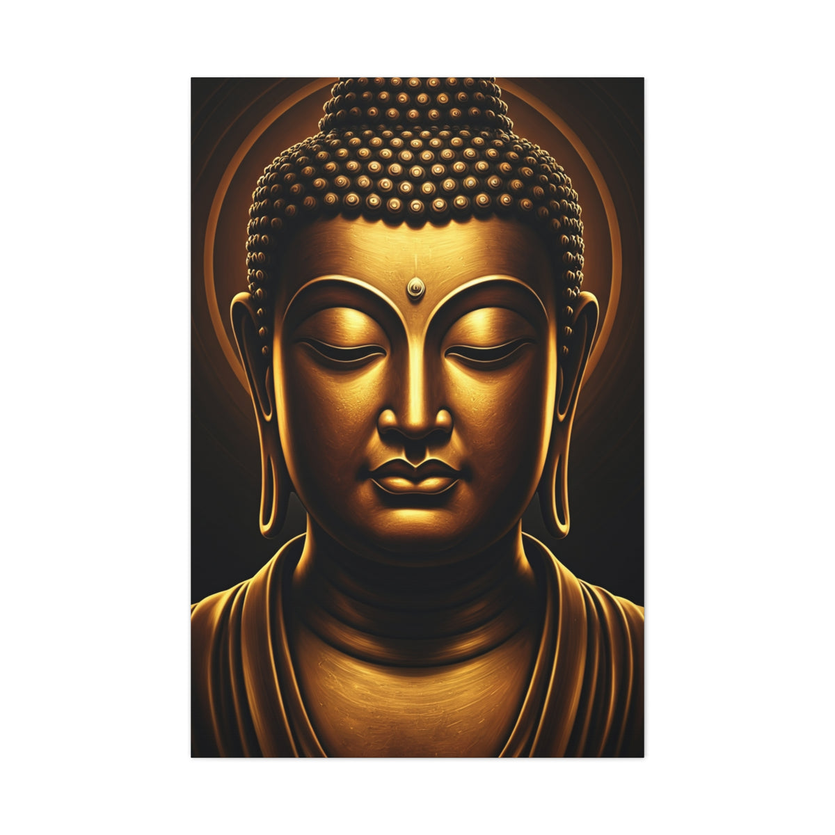 Soft Glow Enlightenment Buddha Wall Art & Canvas Prints