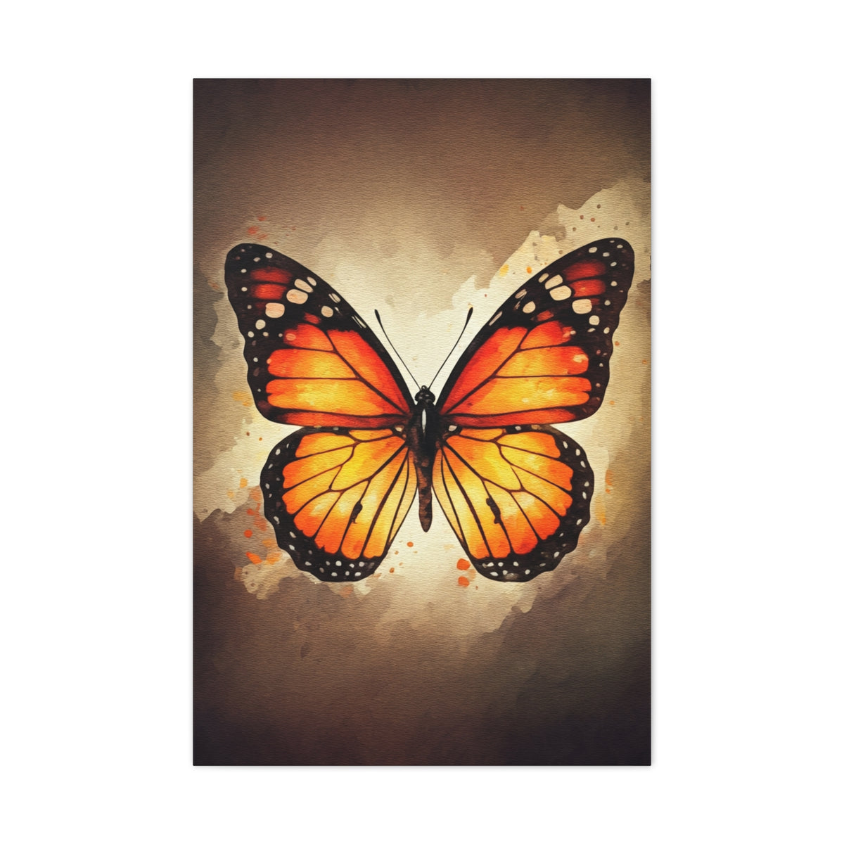 Classic Monarch Butterfly Portrait Wall Art & Canvas Prints