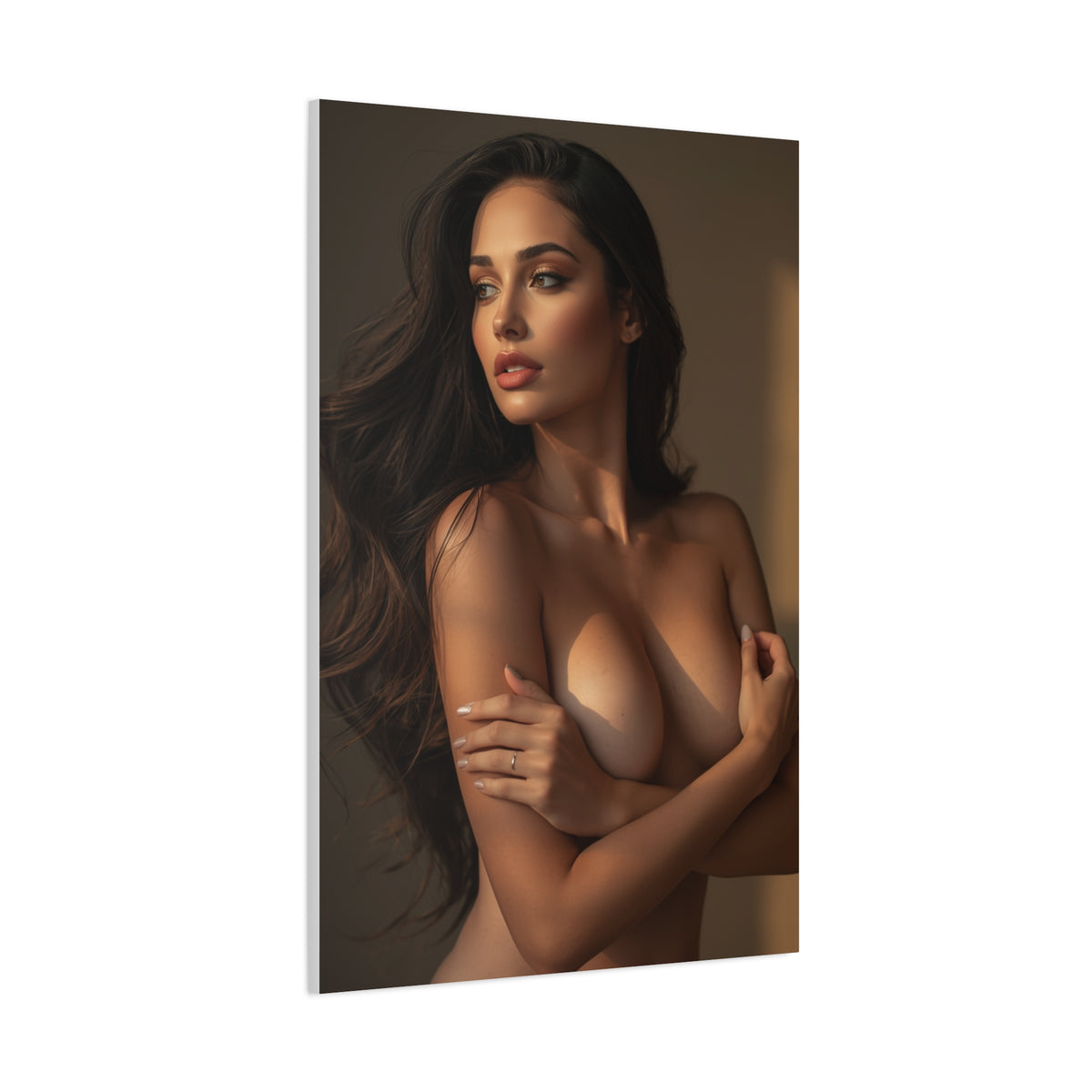 Warm Light Feminine Figure Study Wall Art & Canvas Print