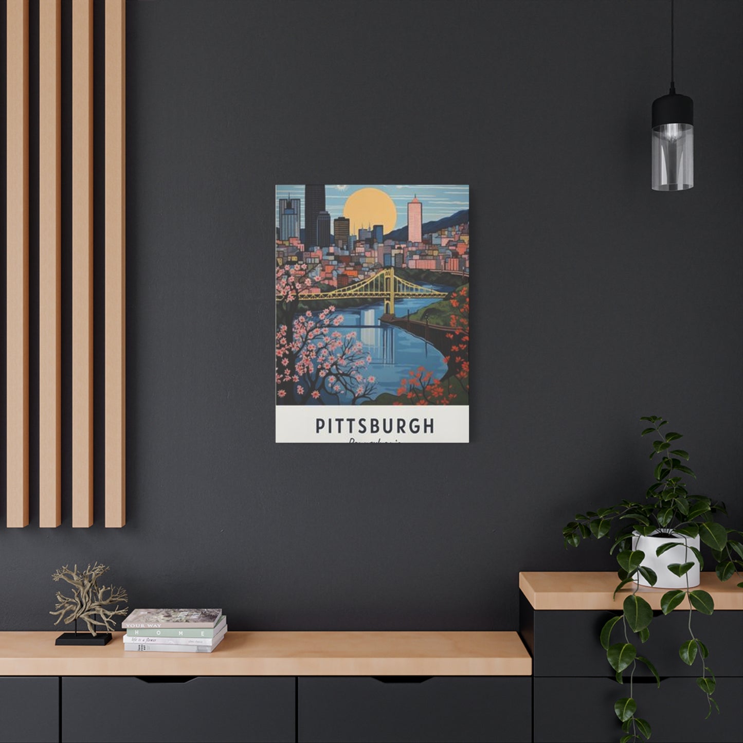 Dawn Sky Pittsburgh Poster Wall Art & Canvas Prints
