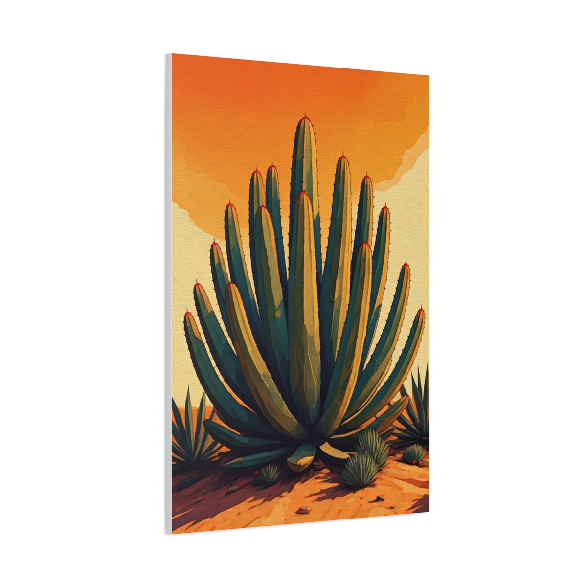 Southwestern Agave Desert Botanical Illustration Wall Art & Canvas Prints