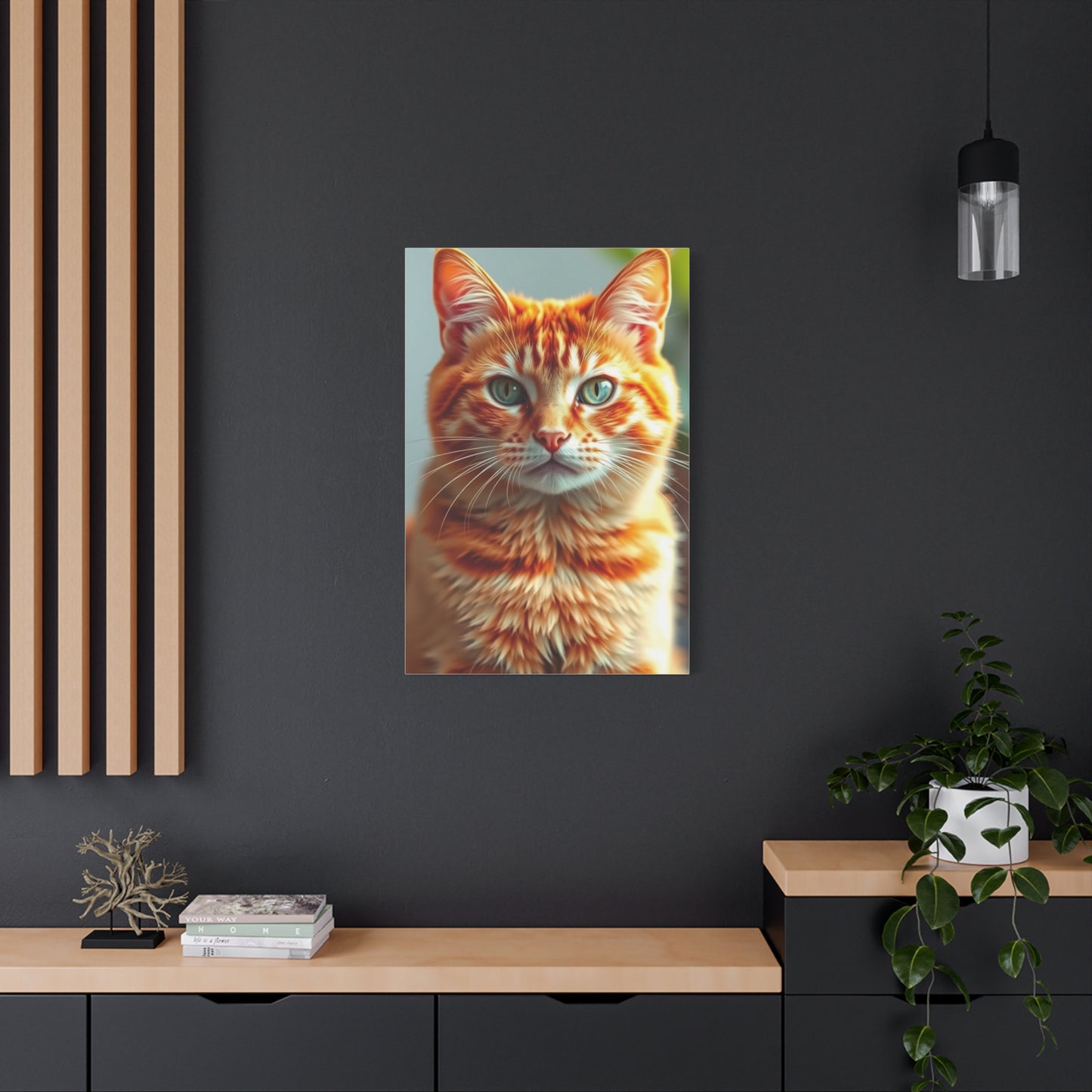 Orange Cat Art Supreme Canvas Wall Art & Canvas Print