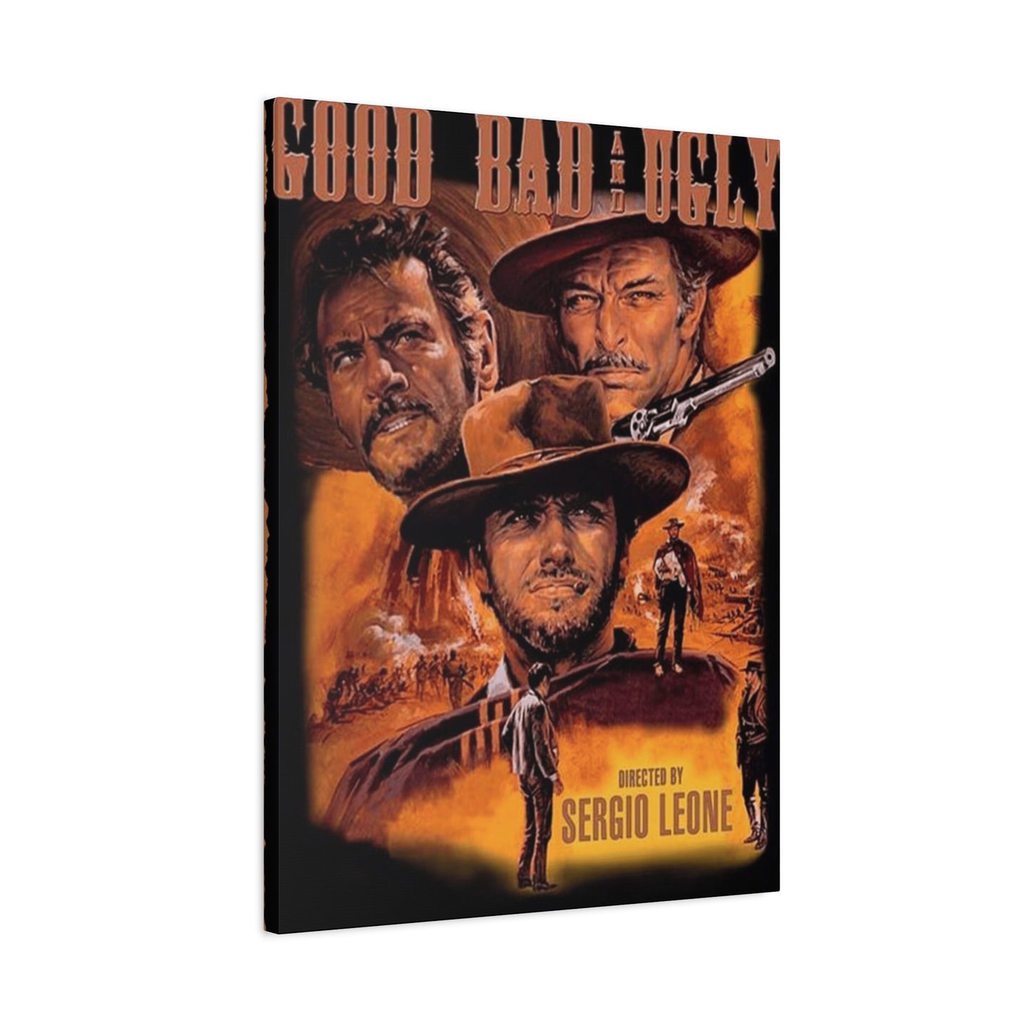 The Good, The Bad and The Ugly Movie Poster Wall Art & Canvas Prints