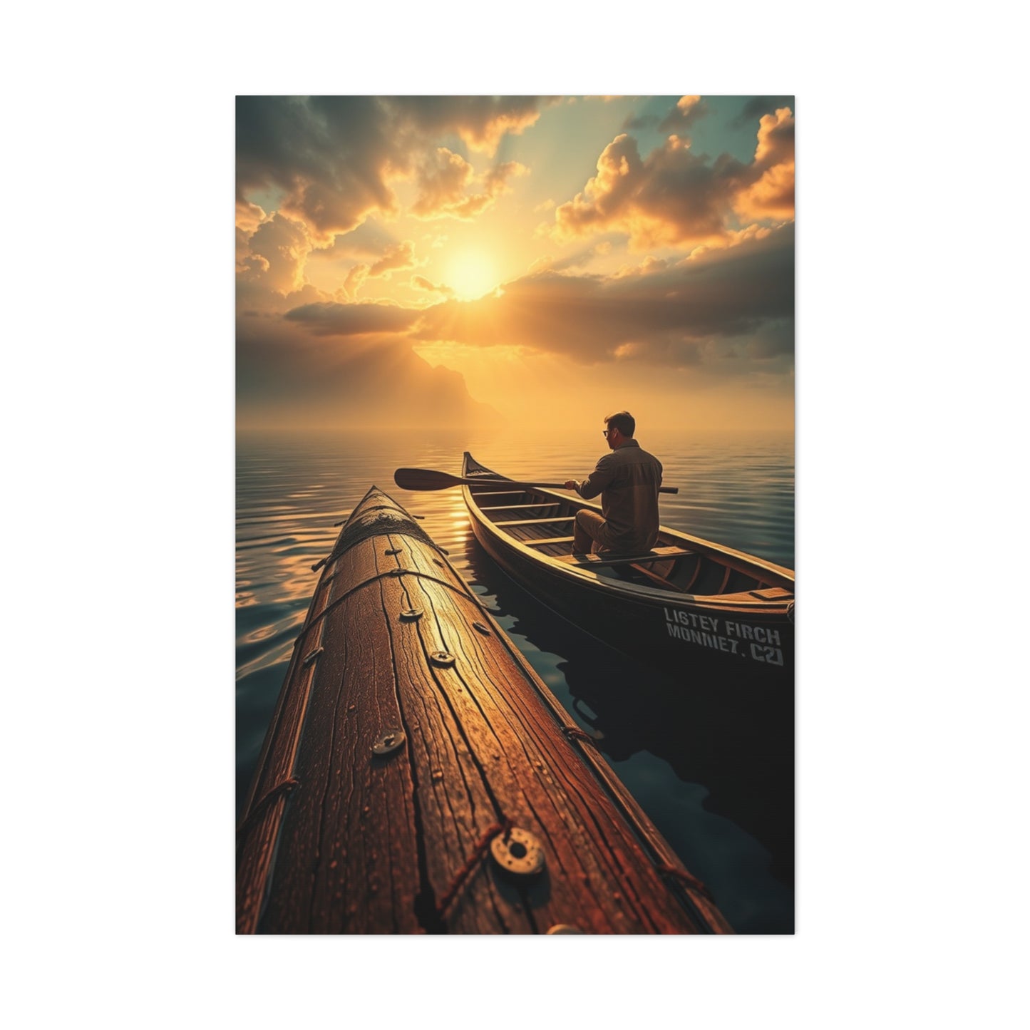 Canoe Art Supreme Canvas Wall Art & Canvas Print