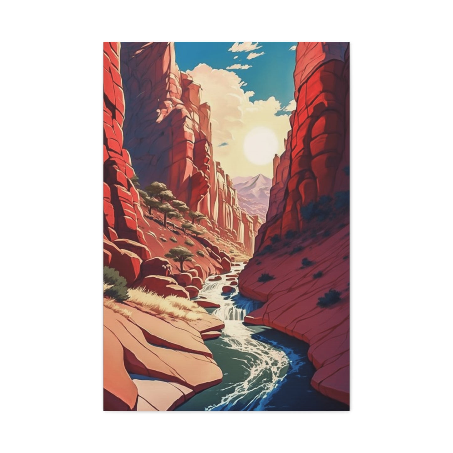 Water Canal Wall Art & Canvas Prints