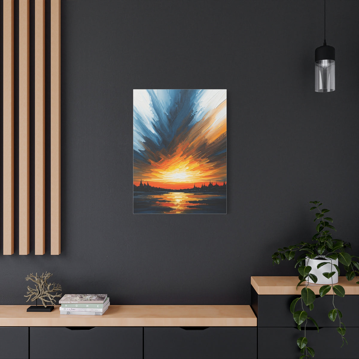 Dramatic Sunset Burst Wall Art & Canvas Prints