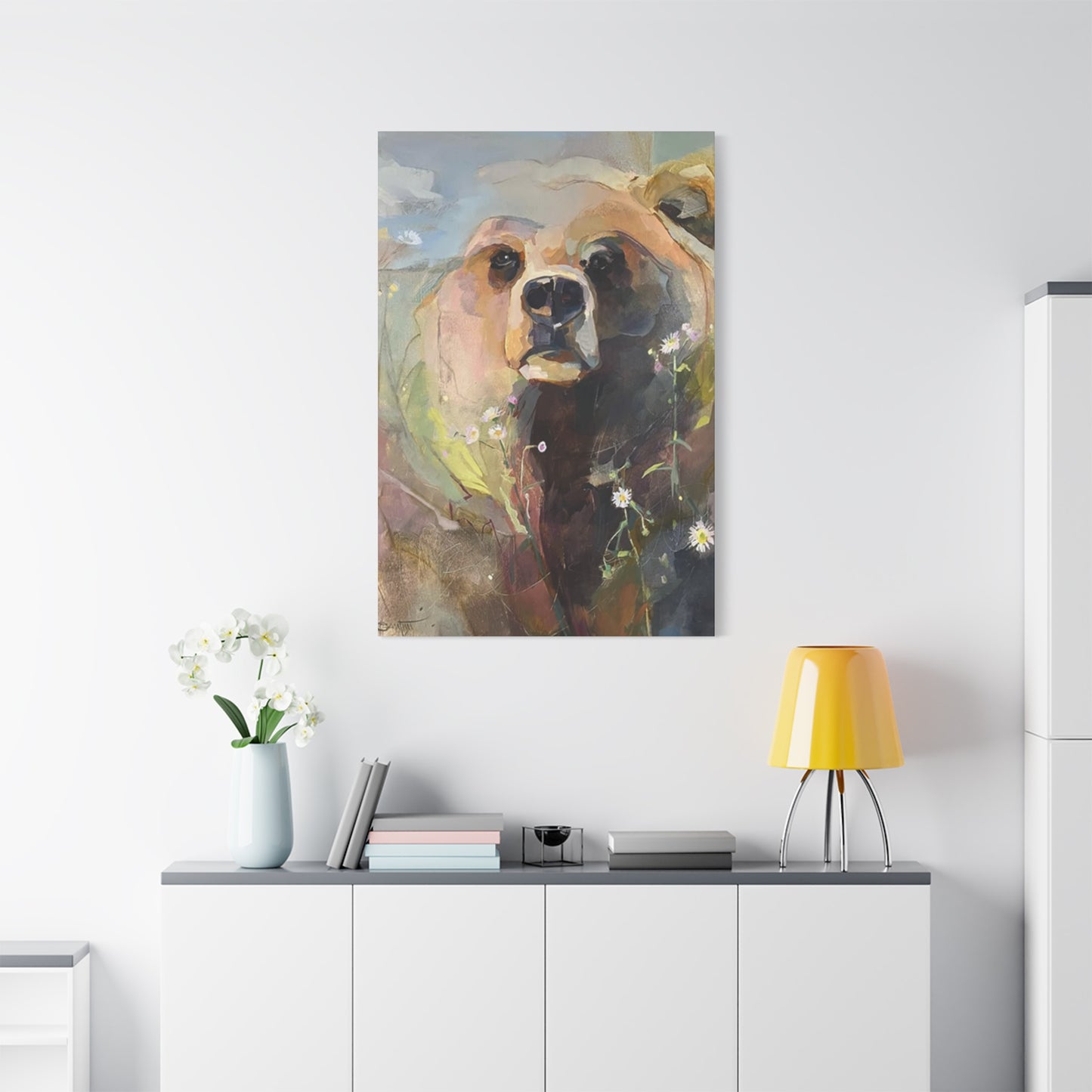 Grizzly Bear Painting Wall Art & Canvas Prints