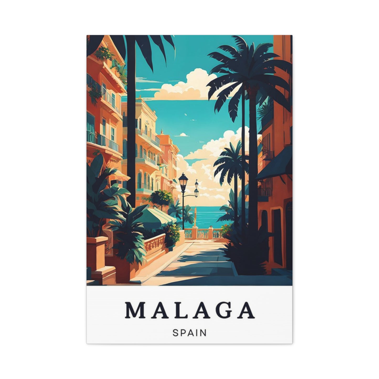 Malaga Spain Poster Wall Art & Canvas Prints