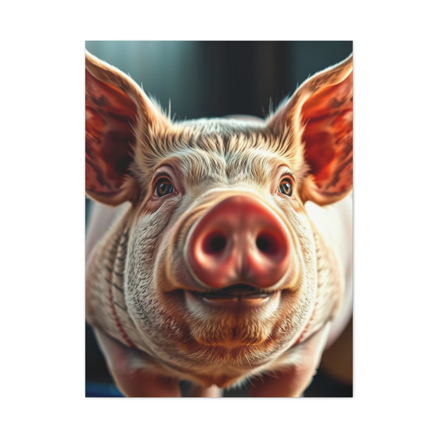 Pig Art Supreme Canvas Wall Art & Canvas Print
