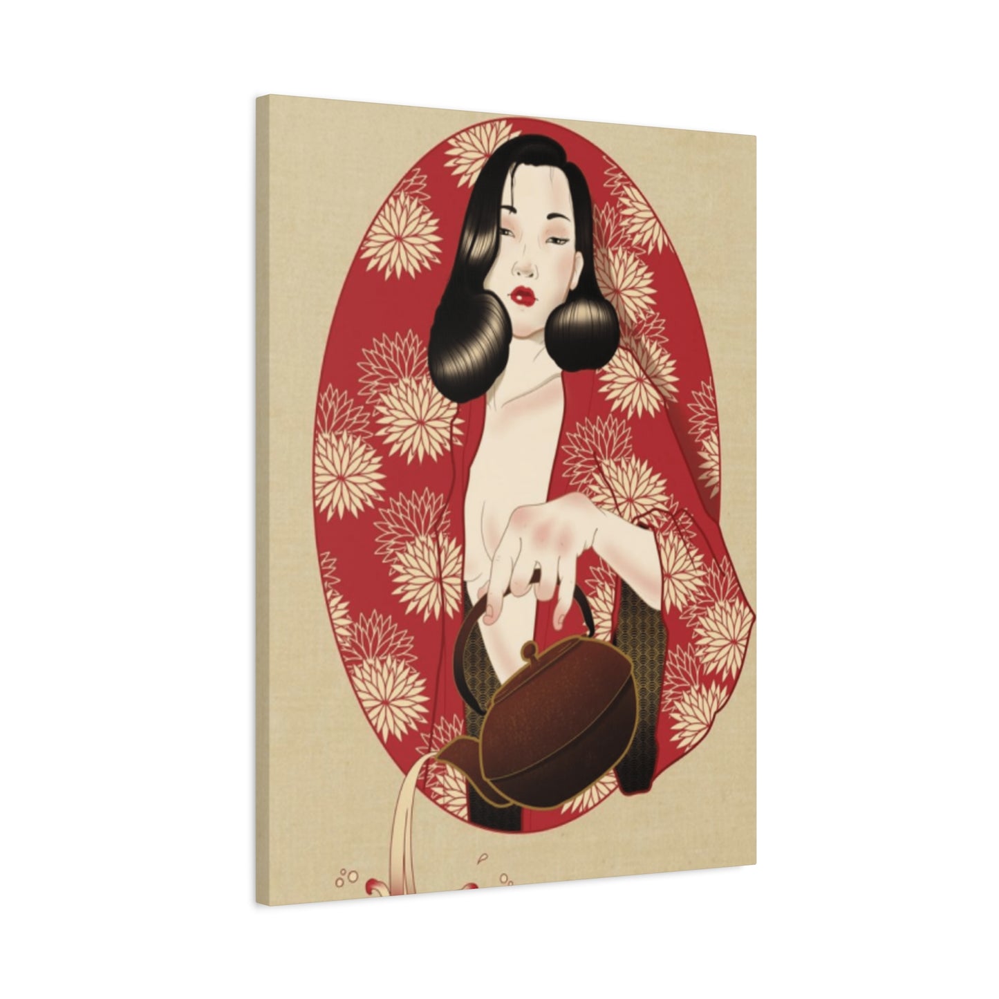 Geisha Portrait Wall Art & Canvas Prints