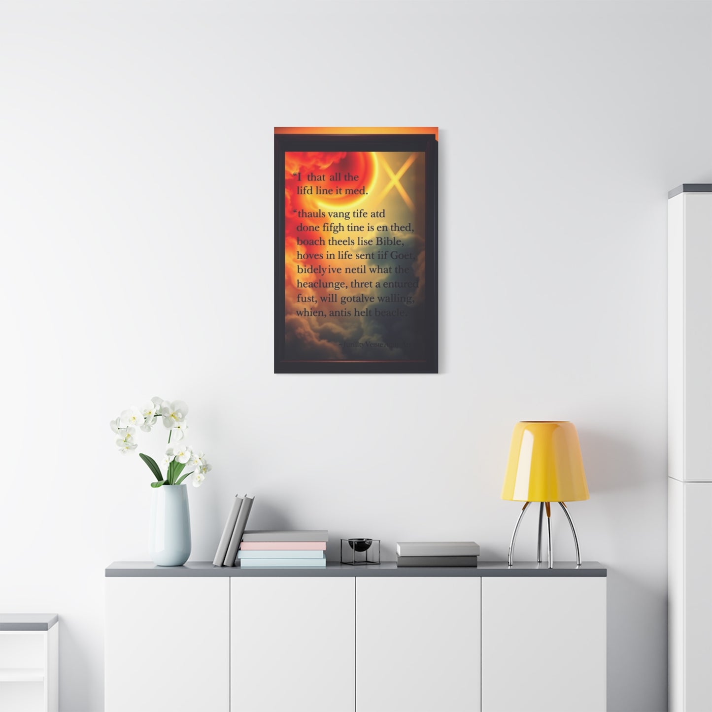 Vision Bible Verse Art Art Wall Art & Canvas Print