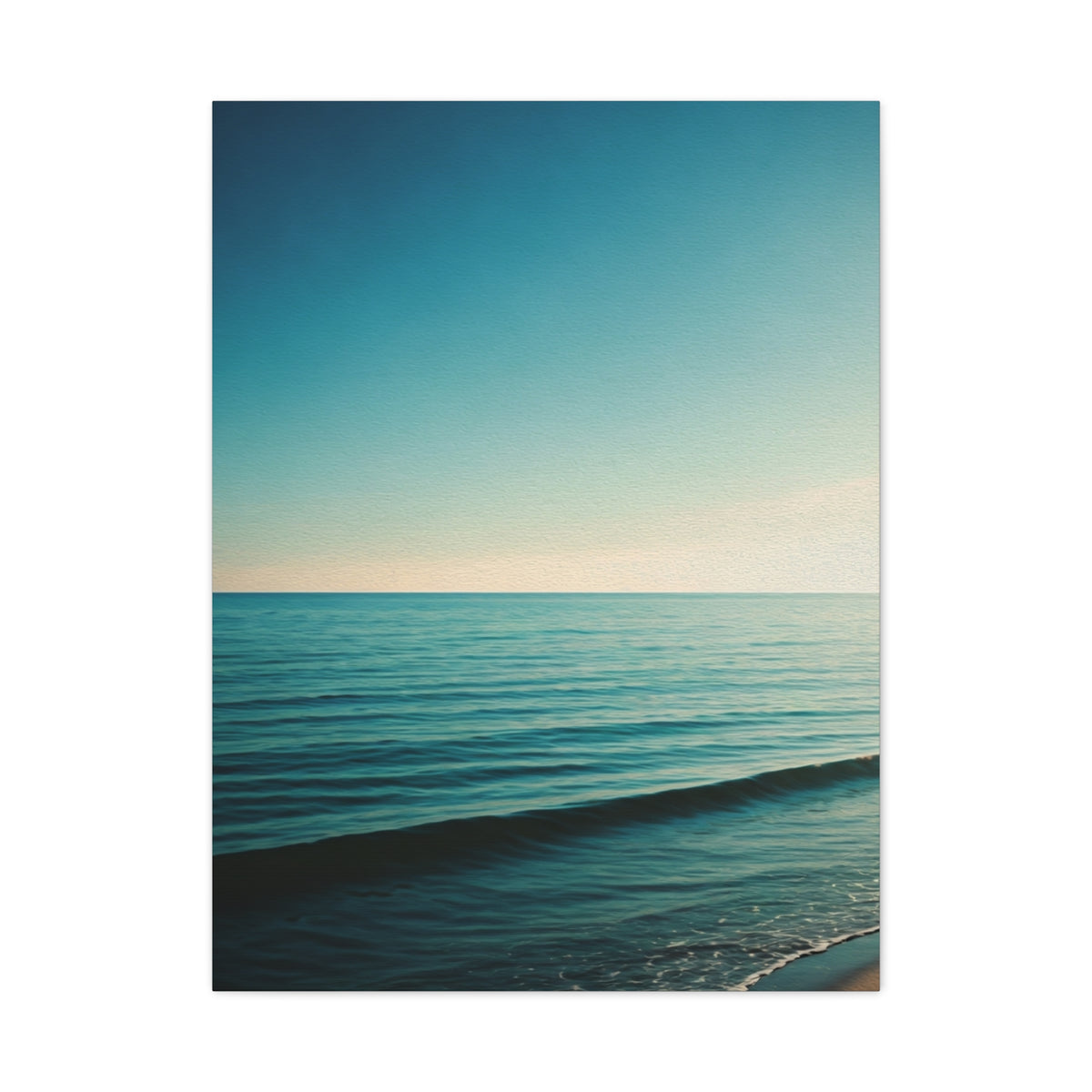 Gentle Ocean Wave Serenity Wall Art & Canvas Prints