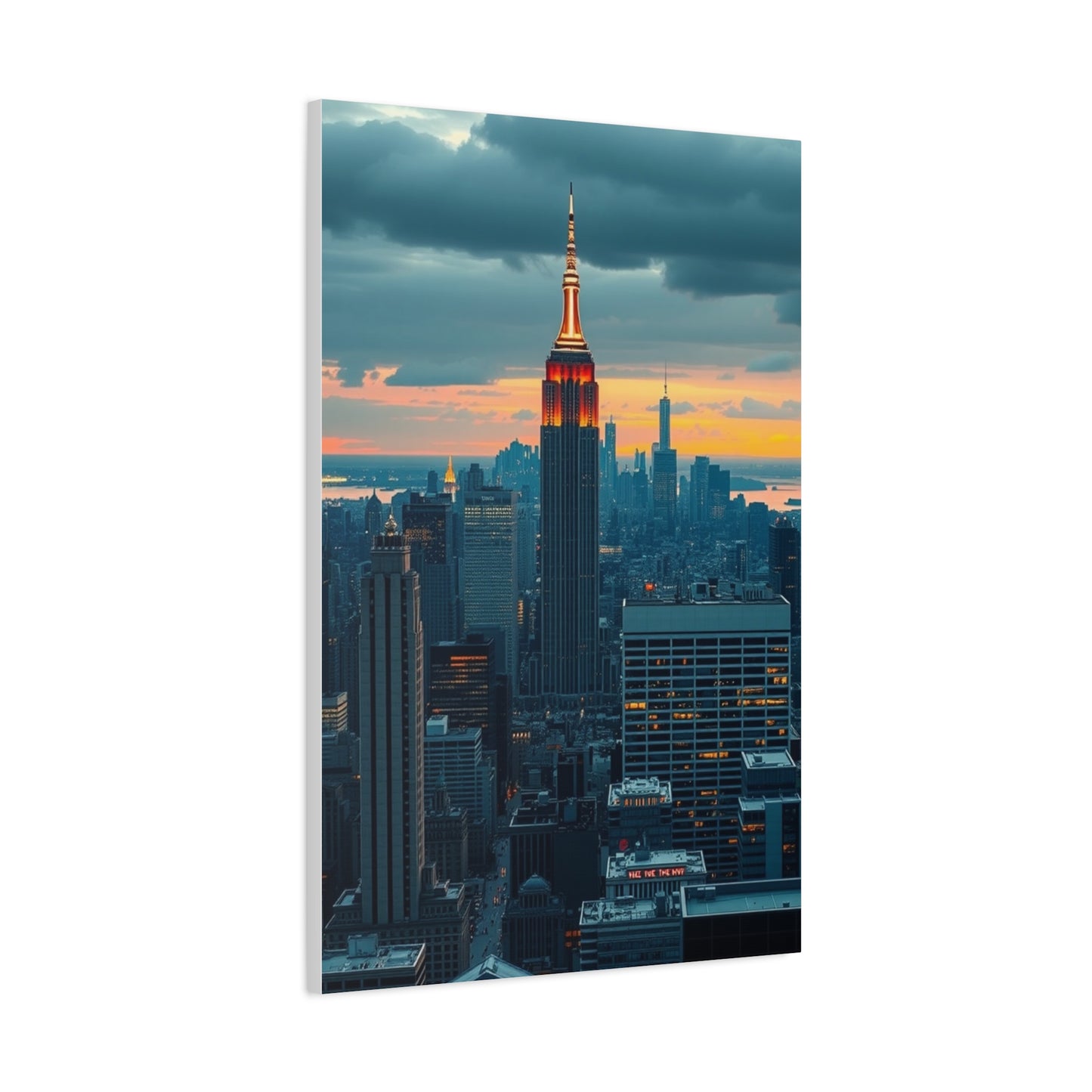Supreme NYC Skyline Art Wall Art & Canvas Print