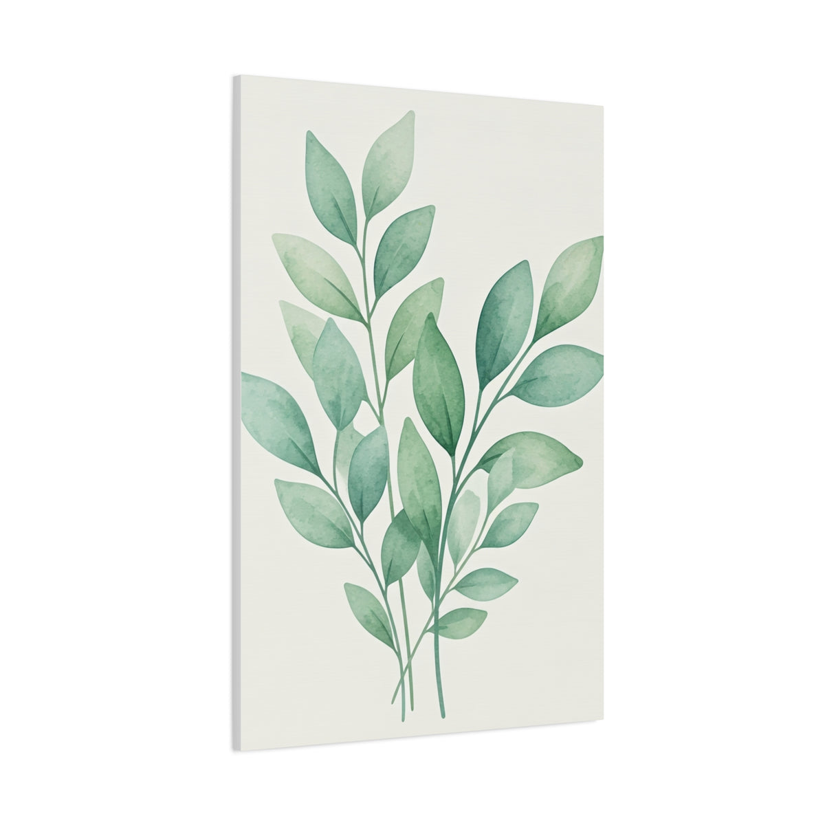 Watercolor Leaf Harmony Wall Art & Canvas Prints
