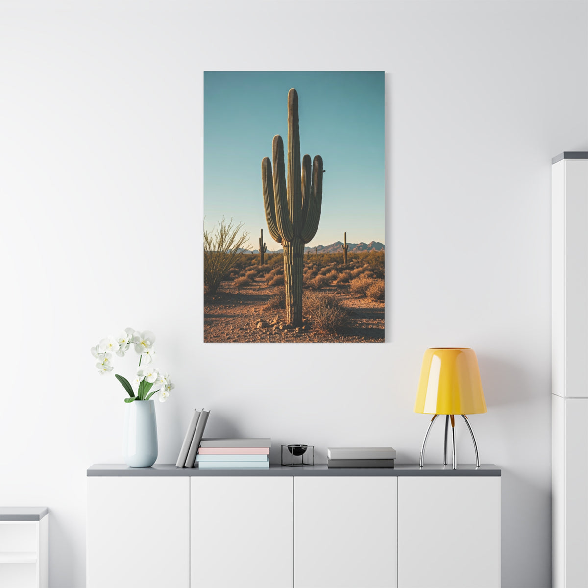 Classic Saguaro Desert Landscape Wall Art & Canvas Prints