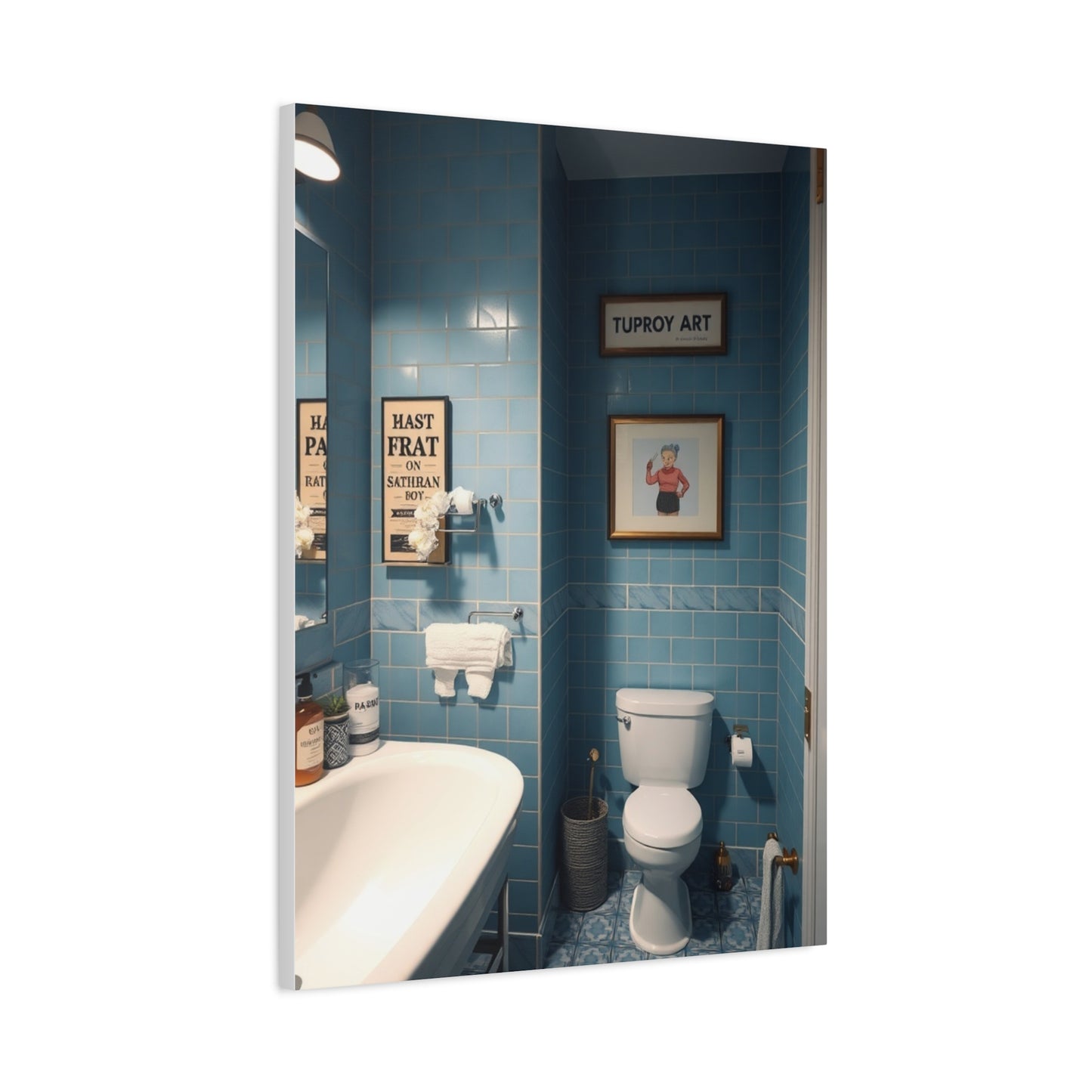 Bathroom Humor Art Supreme Gallery Wall Art & Canvas Print