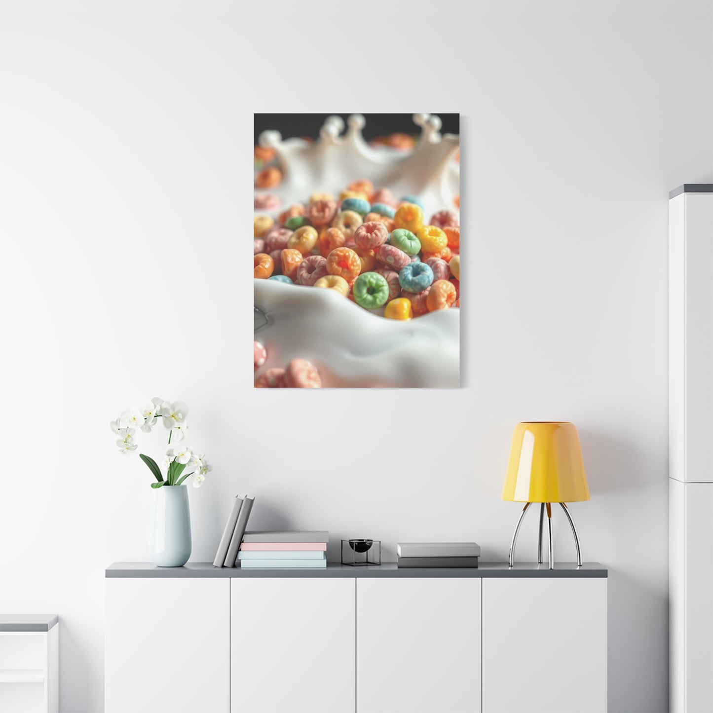 Ornate Cereal Reverie Canvas Wall Art & Canvas Print