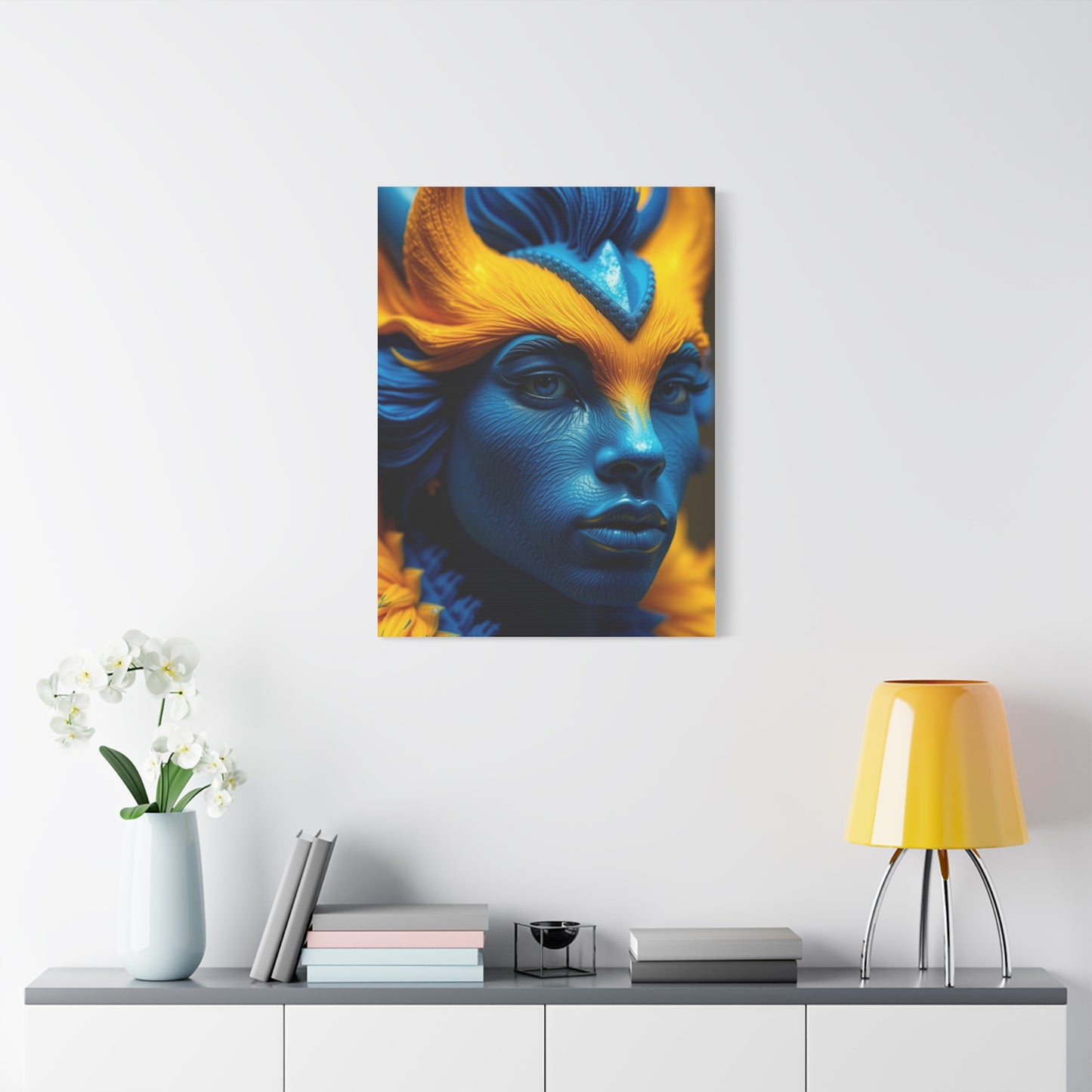 Blue & Yellow Art Refined Canvas Wall Art & Canvas Print