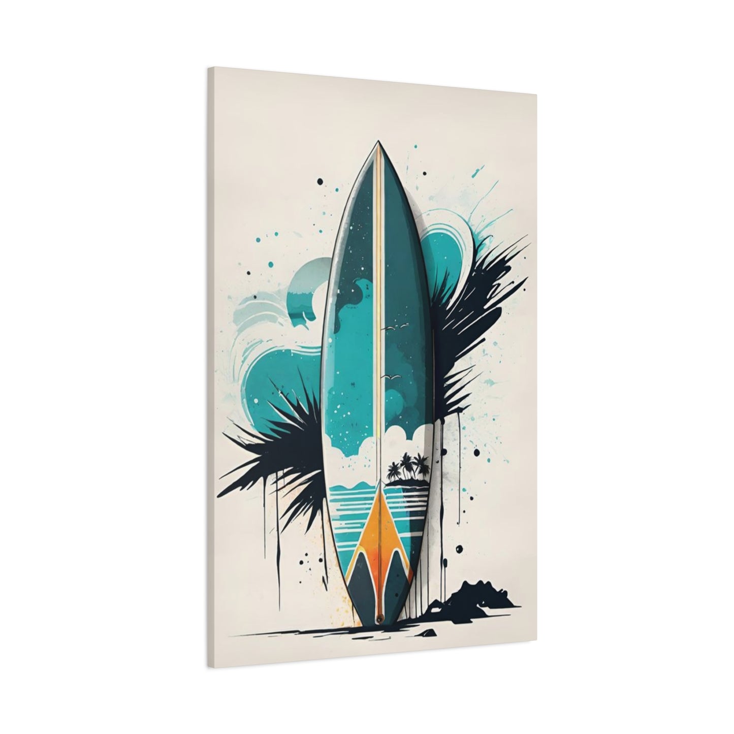 Surf Board Poster Wall Art & Canvas Prints