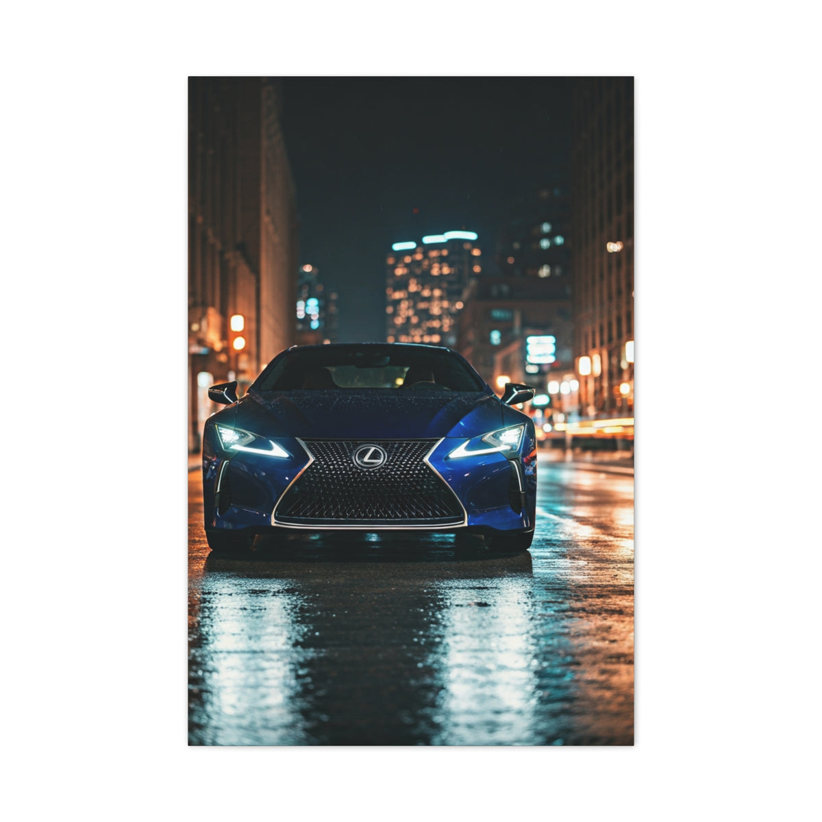 Lexus LC 500 City Night Sophistication Wall Art & Canvas Prints