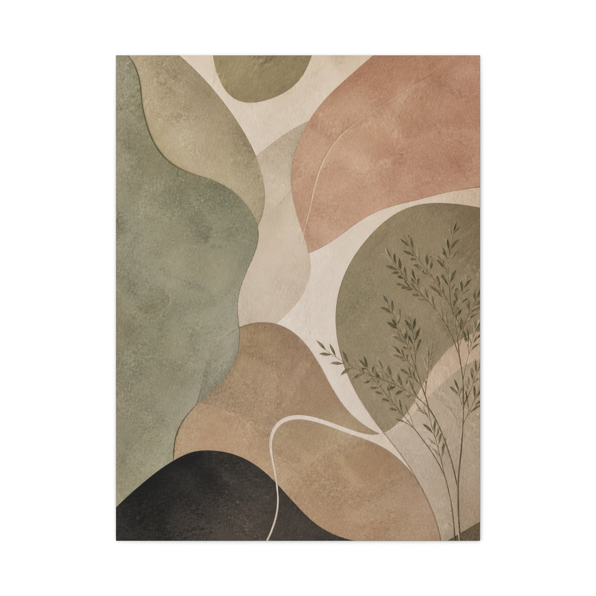 Biomorphic Organic Abstract Wall Art & Canvas Print