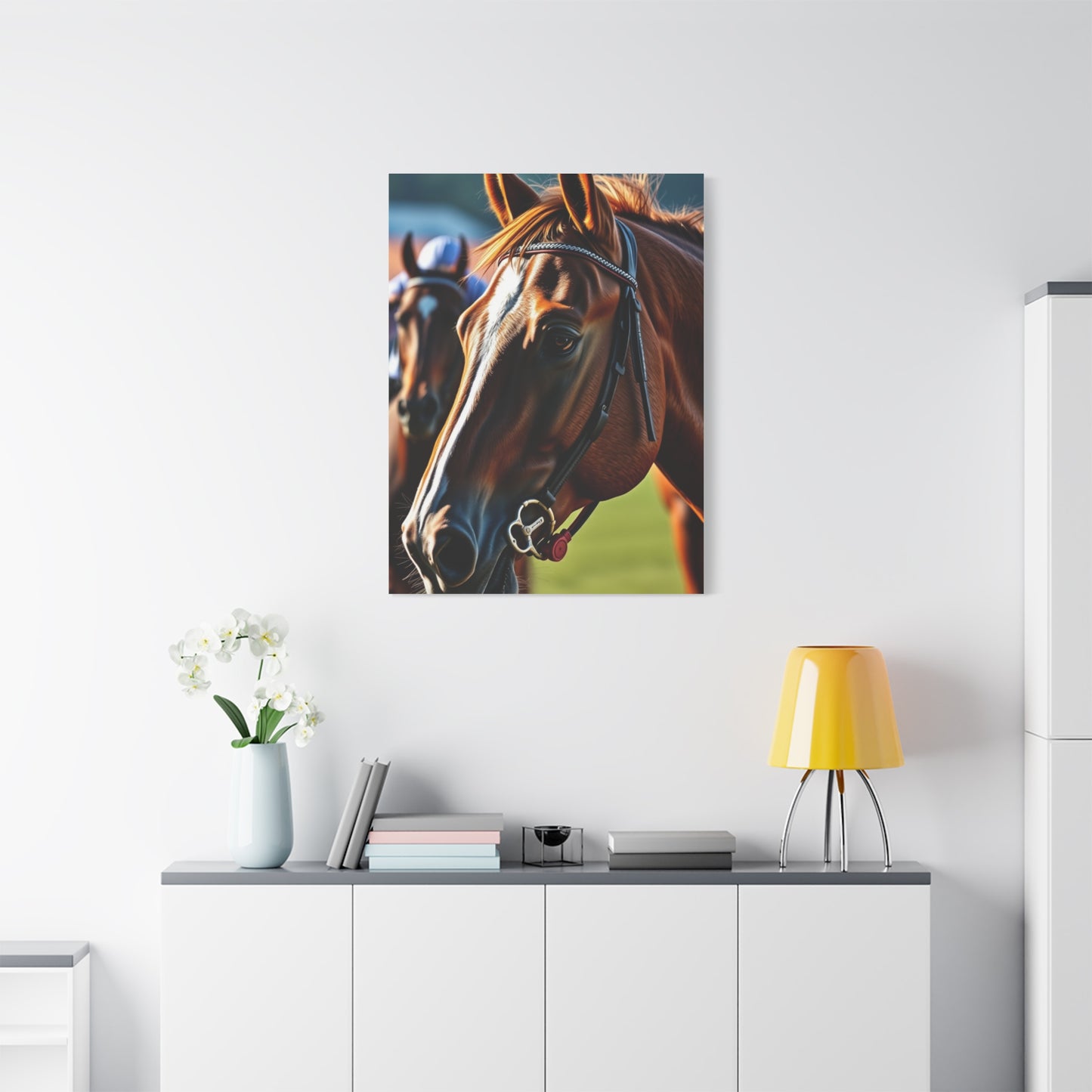 Supreme Horse Racing Art Wall Art & Canvas Print