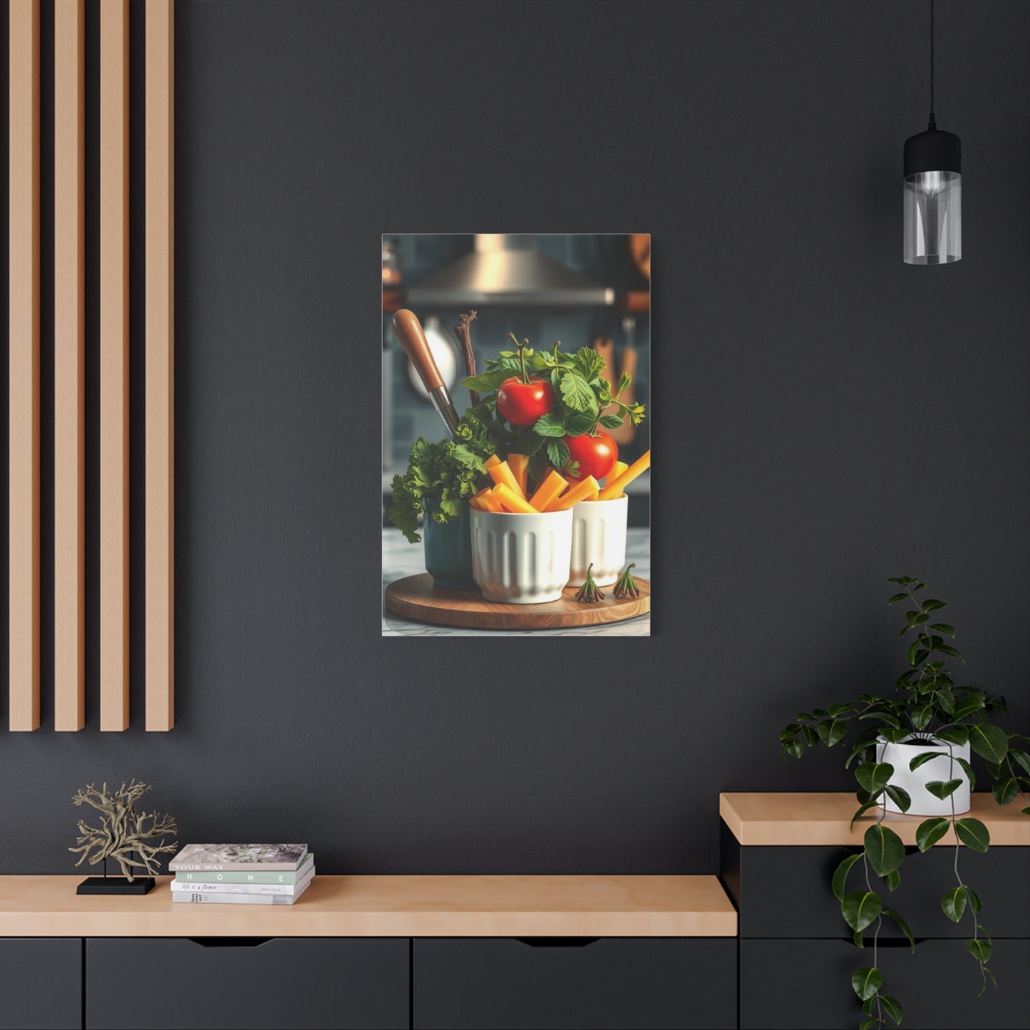 Gastronomic Elegance Canvas