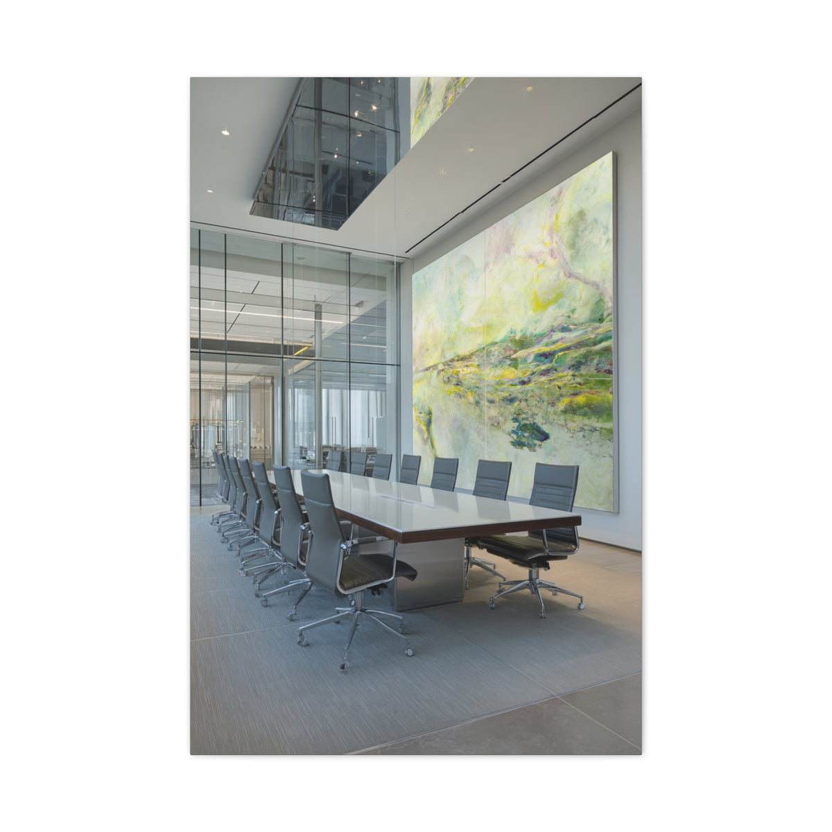 Luminous Translucent Pastel Artwork Wall Art & Canvas Print