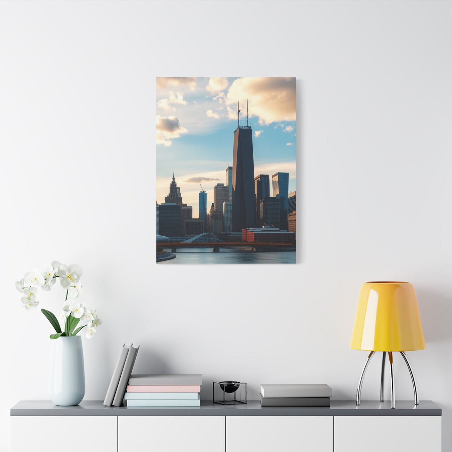 Chicago Skylines Art Luxury Canvas Wall Art & Canvas Print