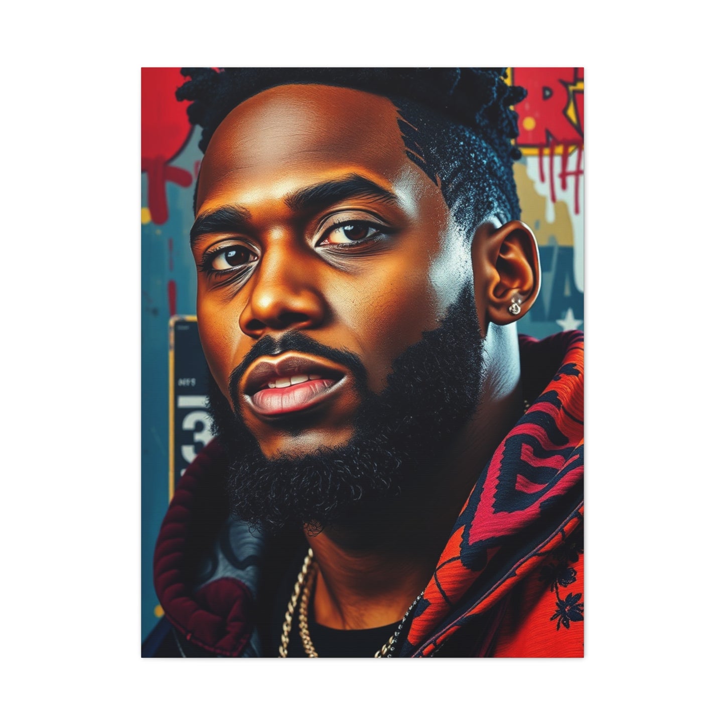 Supreme J. Cole Art Wall Art & Canvas Print