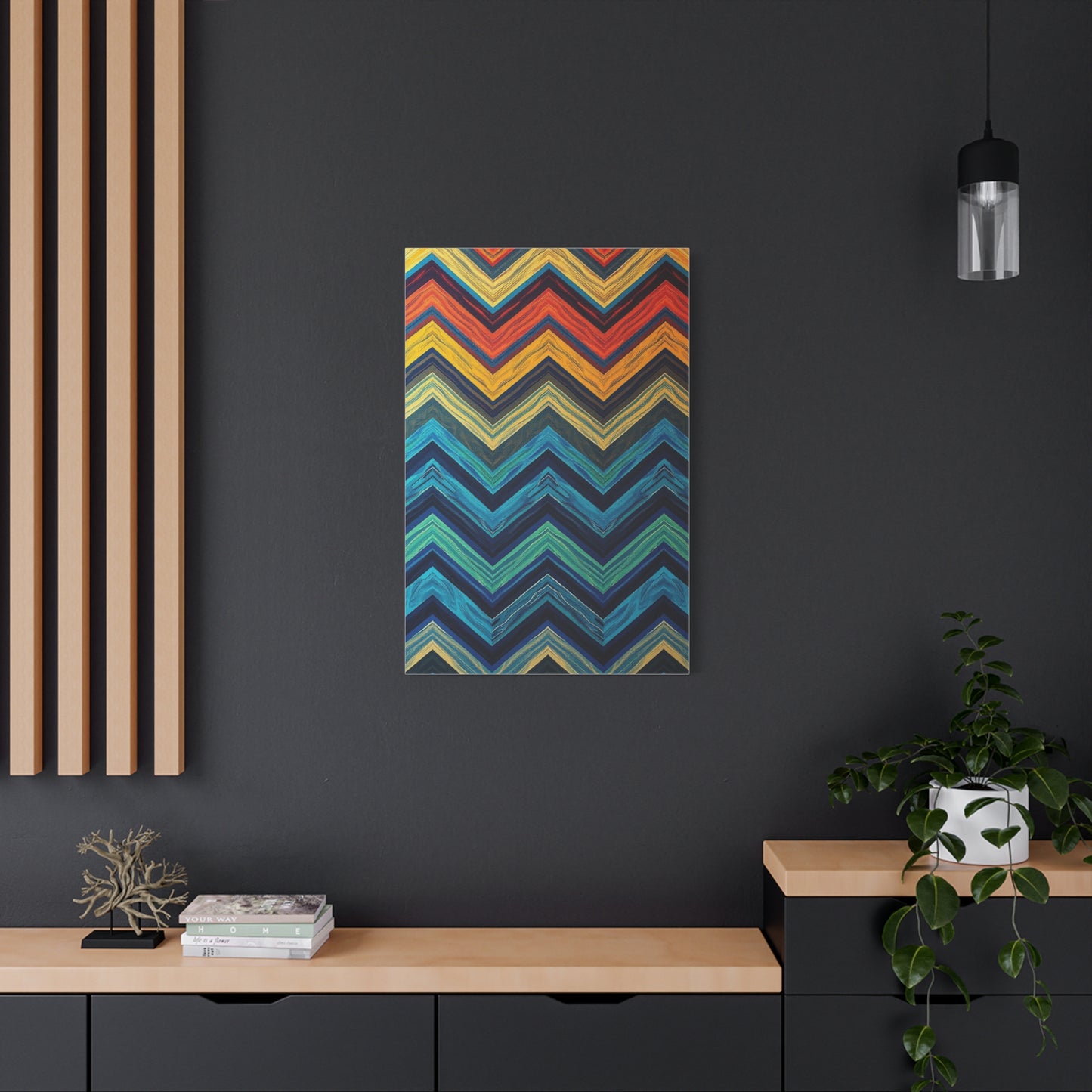 Chevron Pattern Art Refined Canvas Wall Art & Canvas Print