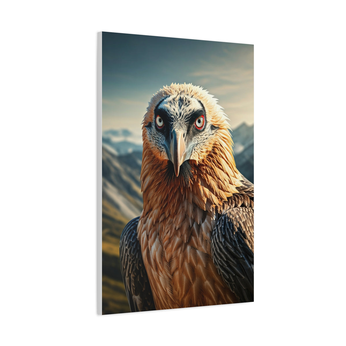 Majestic Mountain Falcon Portrait Wall Art & Canvas Prints