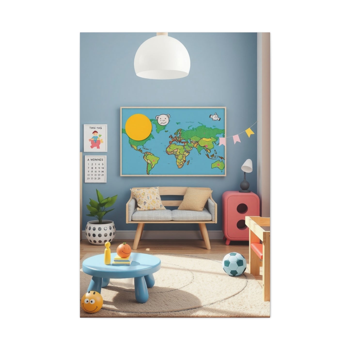 Kids Playroom Art Supreme Canvas Wall Art & Canvas Print