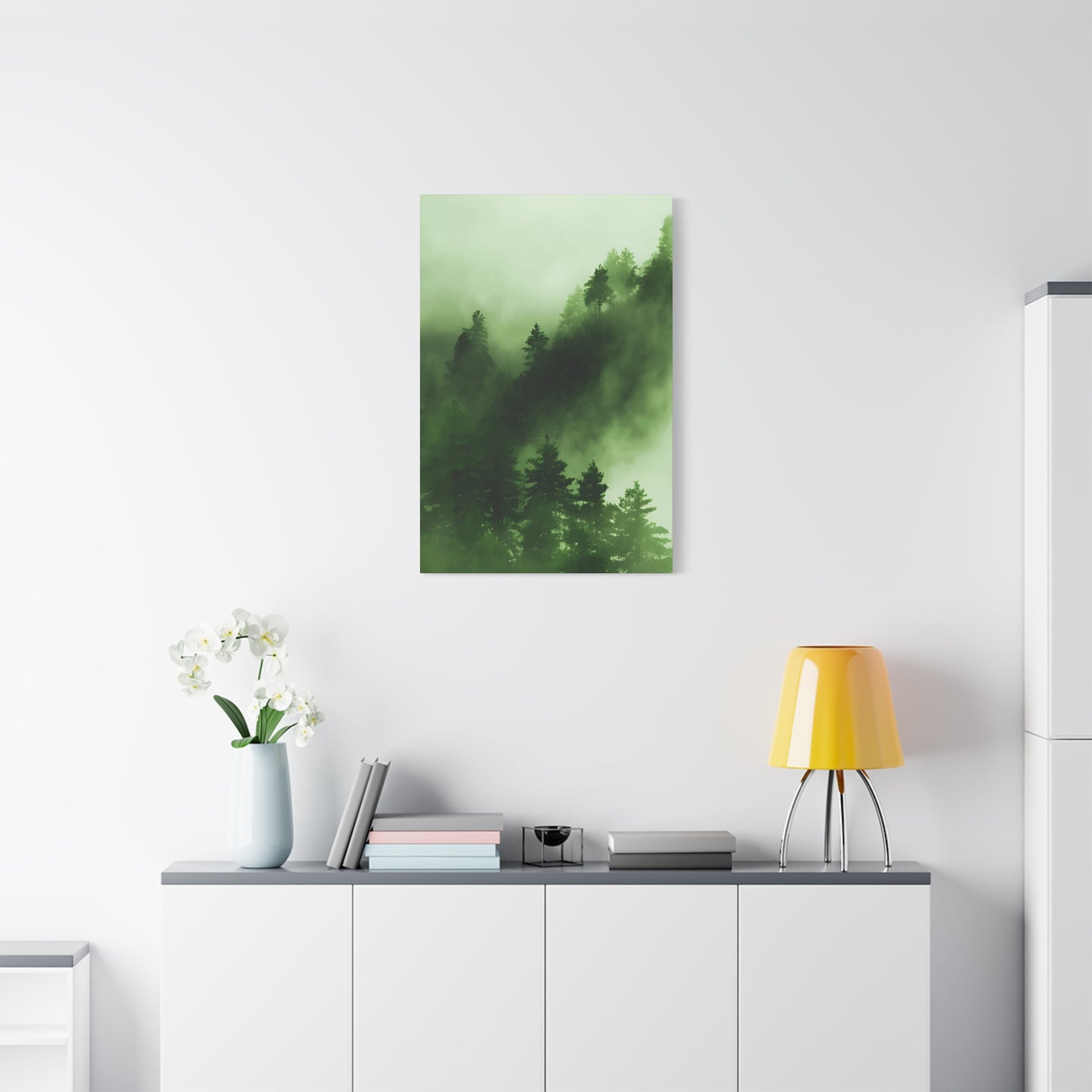 Mist in the Forest Wall Art & Canvas Prints